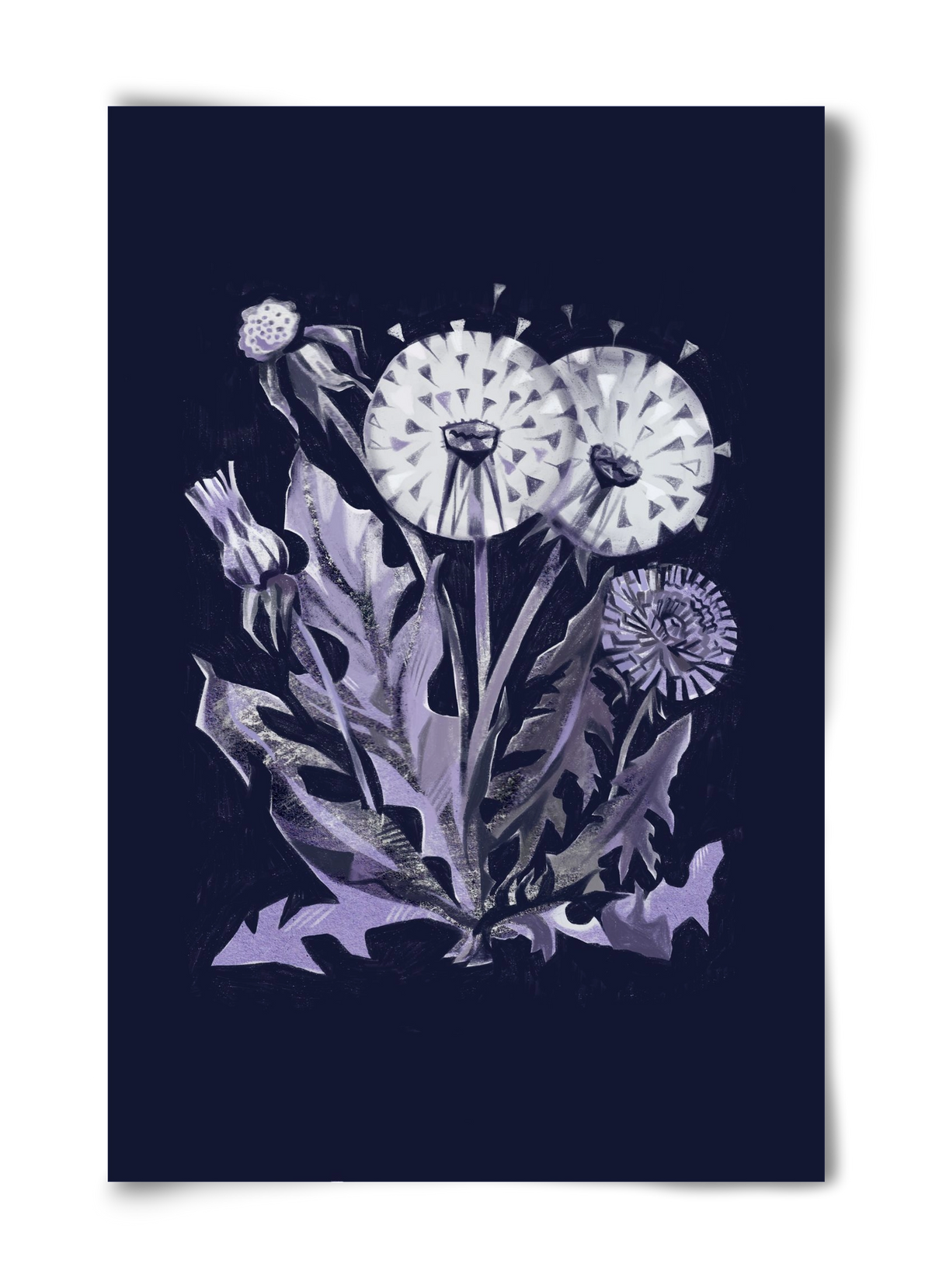 Pitypang, 40x60 cm, Keret nélkül