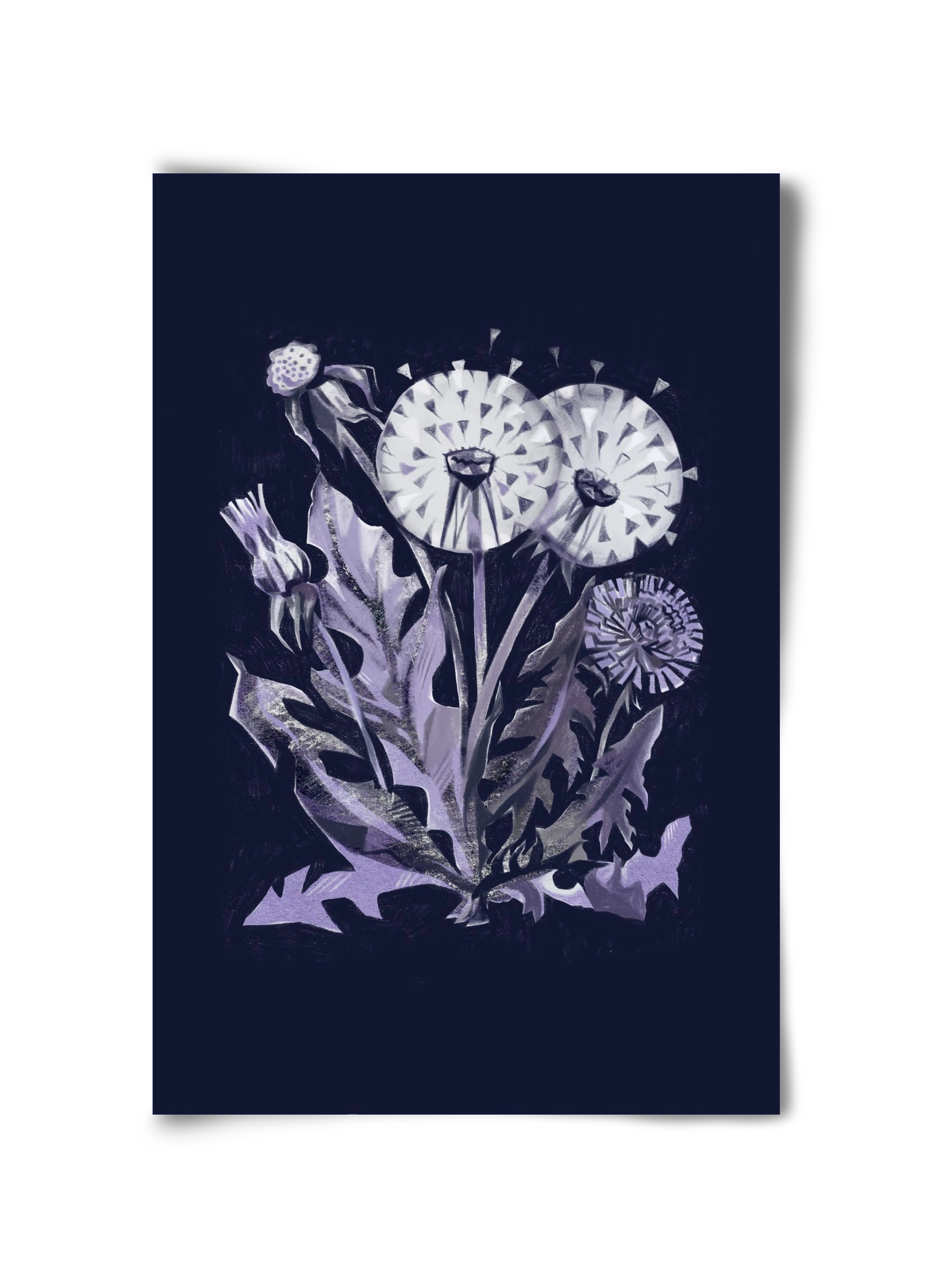 Pitypang, 30x45 cm, Keret nélkül