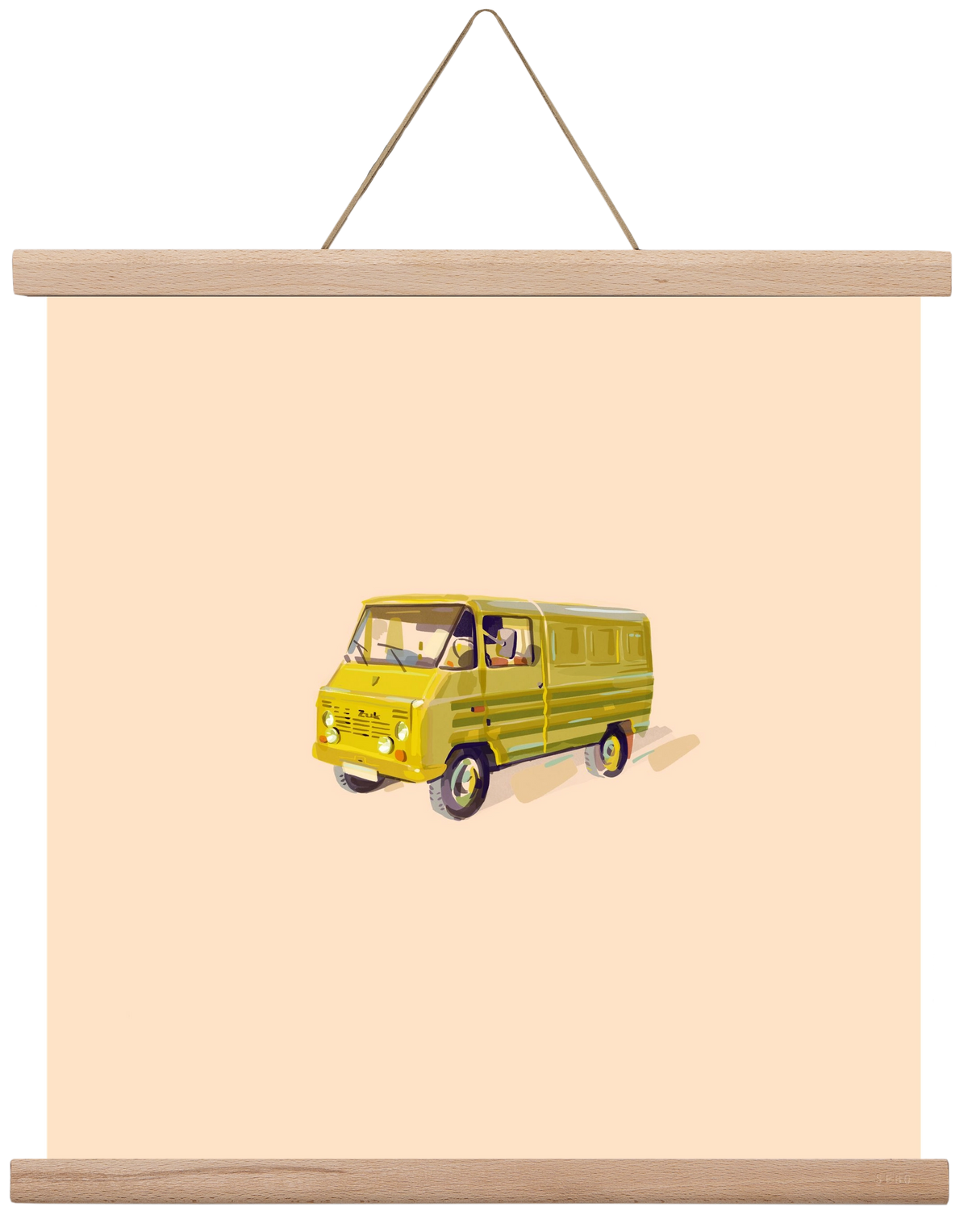 Zuk, 40x40 cm (40x40 cm), Tölgy akasztó