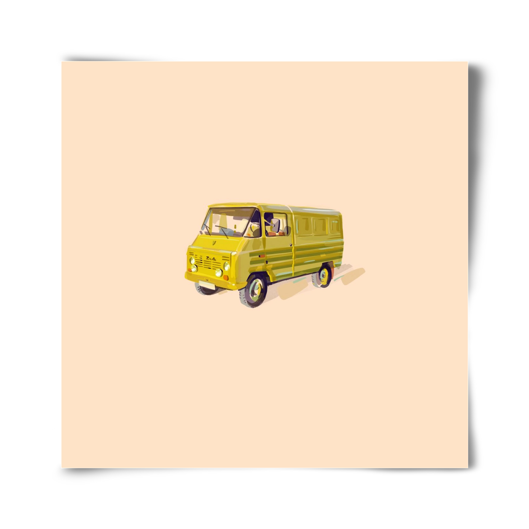 Zuk, 40x40 cm, Keret nélkül