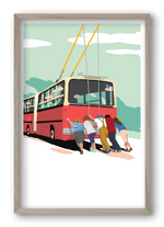 Troli-tolók, 40x60 cm (40x60 cm), Tölgy keret