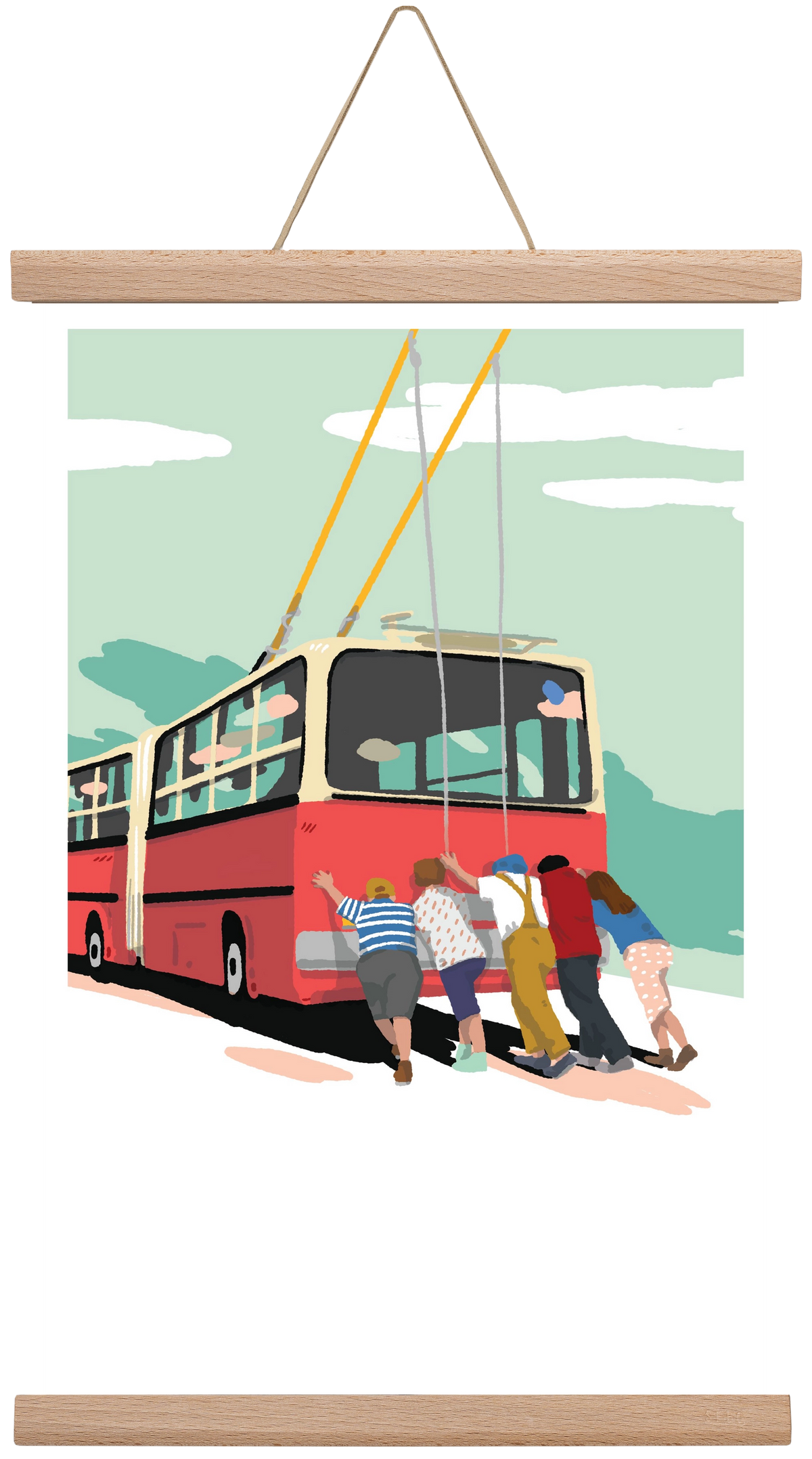 Troli-tolók, 30x45 cm (30x45 cm), Tölgy akasztó