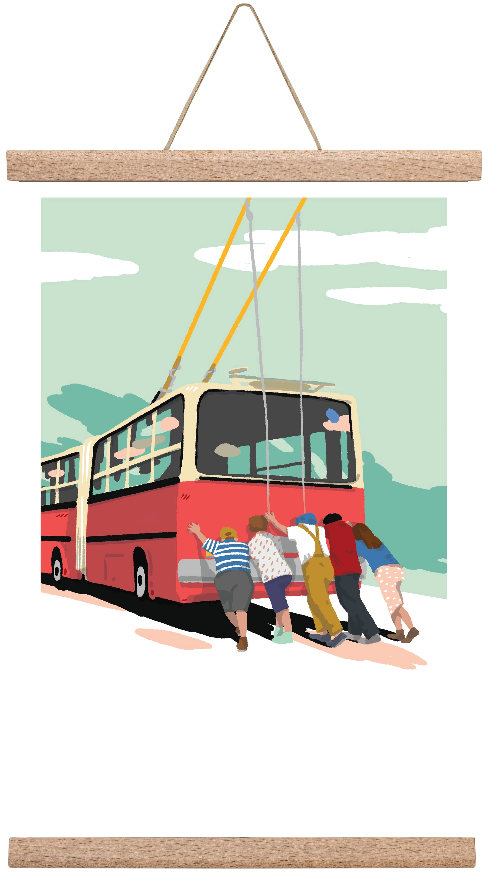 Troli-tolók, 30x45 cm (30x45 cm), Tölgy akasztó