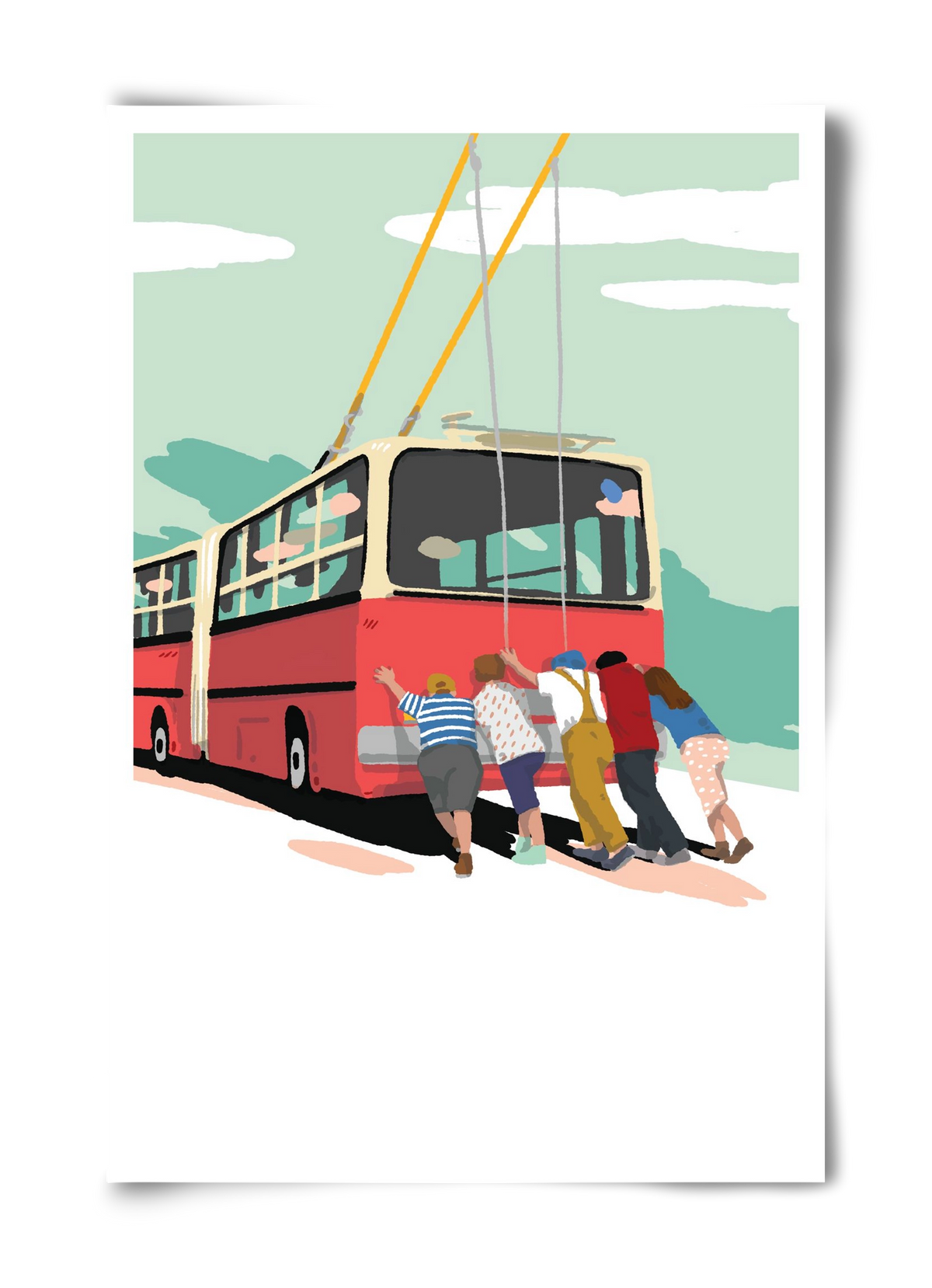 Troli-tolók, 40x60 cm, Keret nélkül