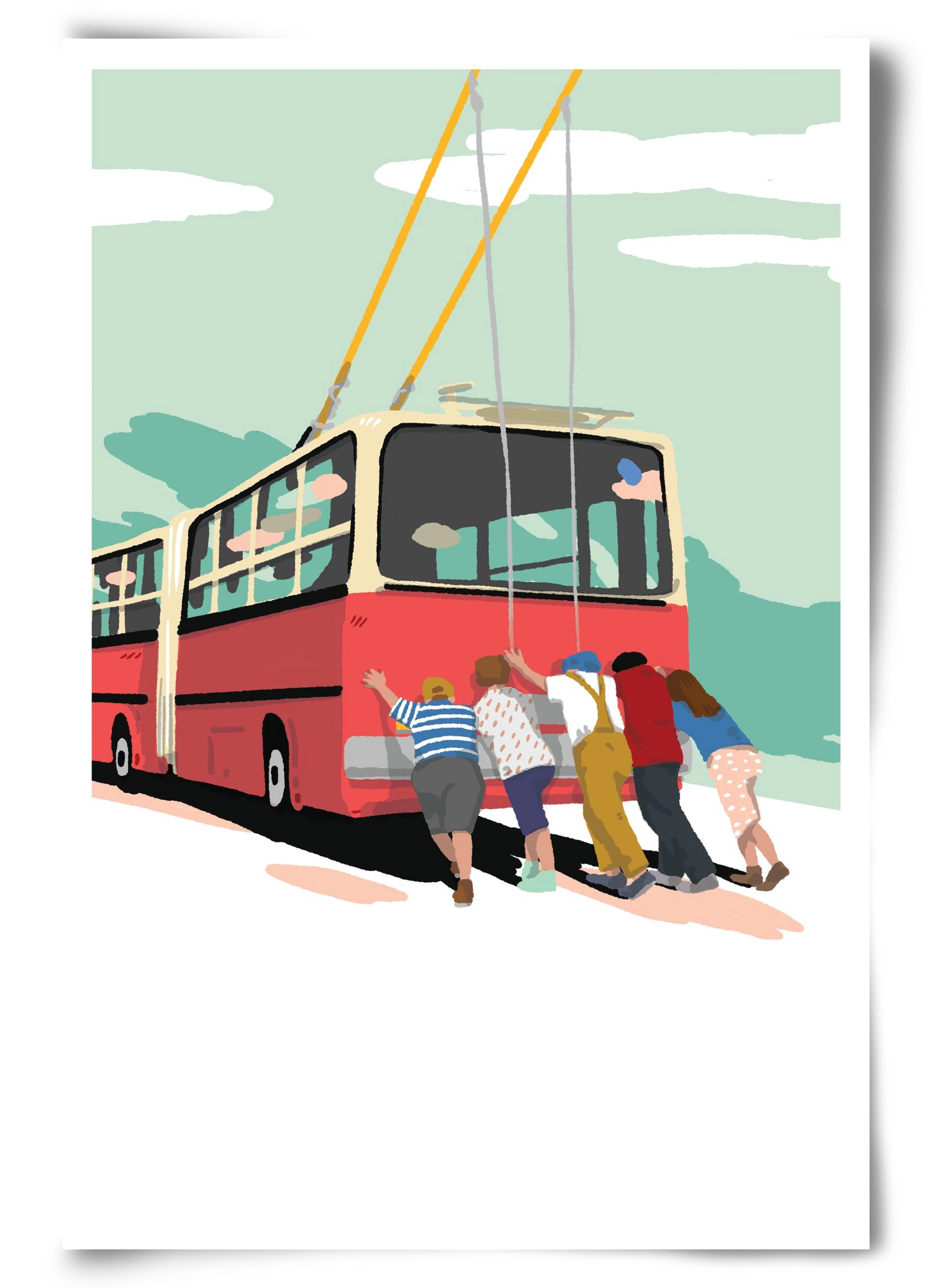 Troli-tolók, 60x90 cm, Keret nélkül