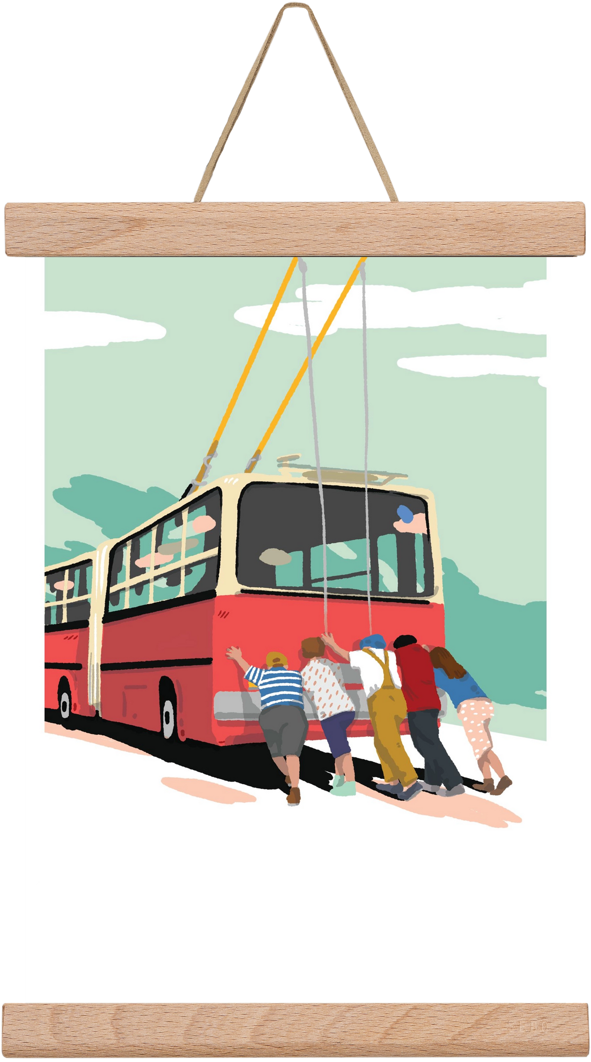 Troli-tolók, 20x30 cm (20x30 cm), Tölgy akasztó