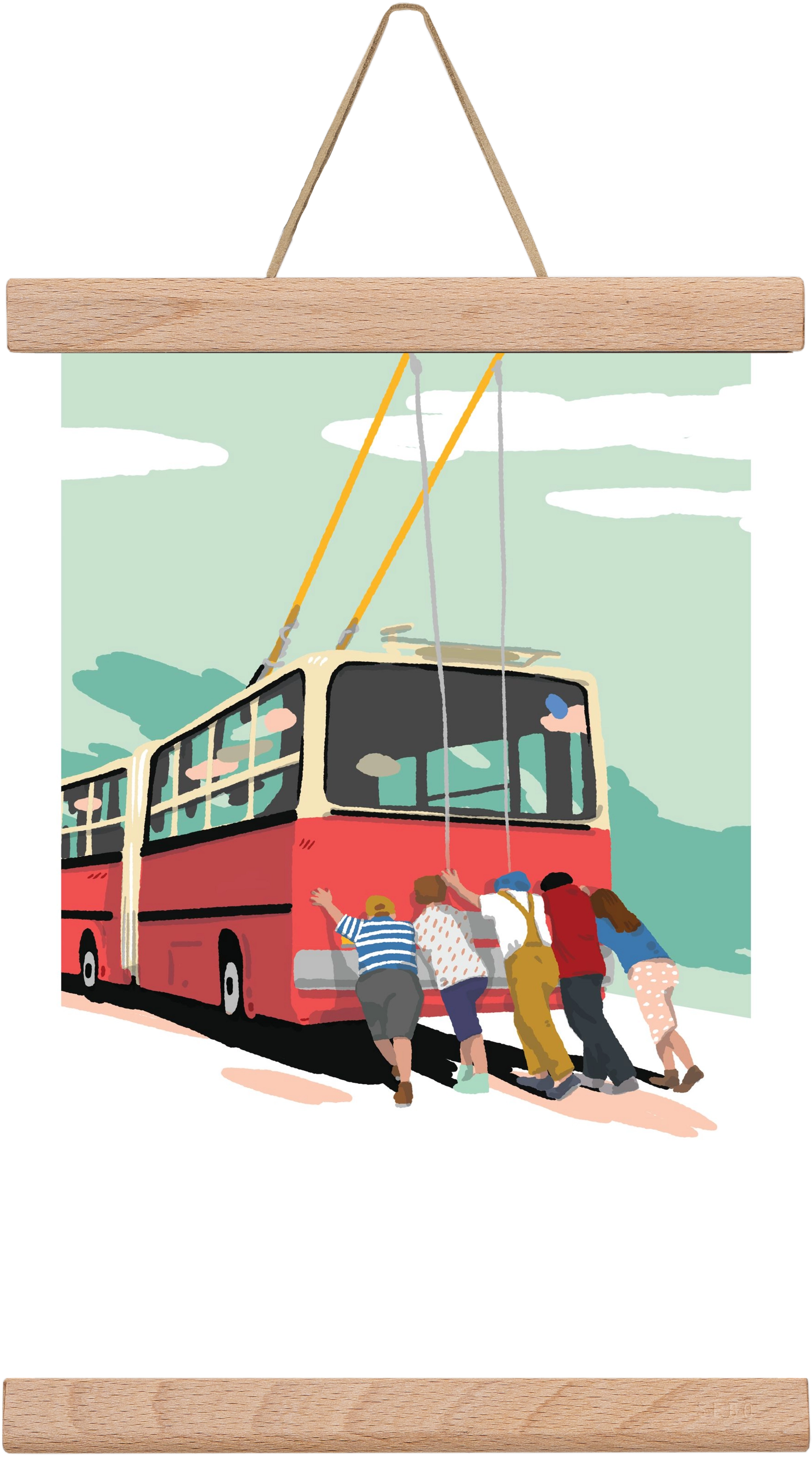 Troli-tolók, 20x30 cm (20x30 cm), Tölgy akasztó