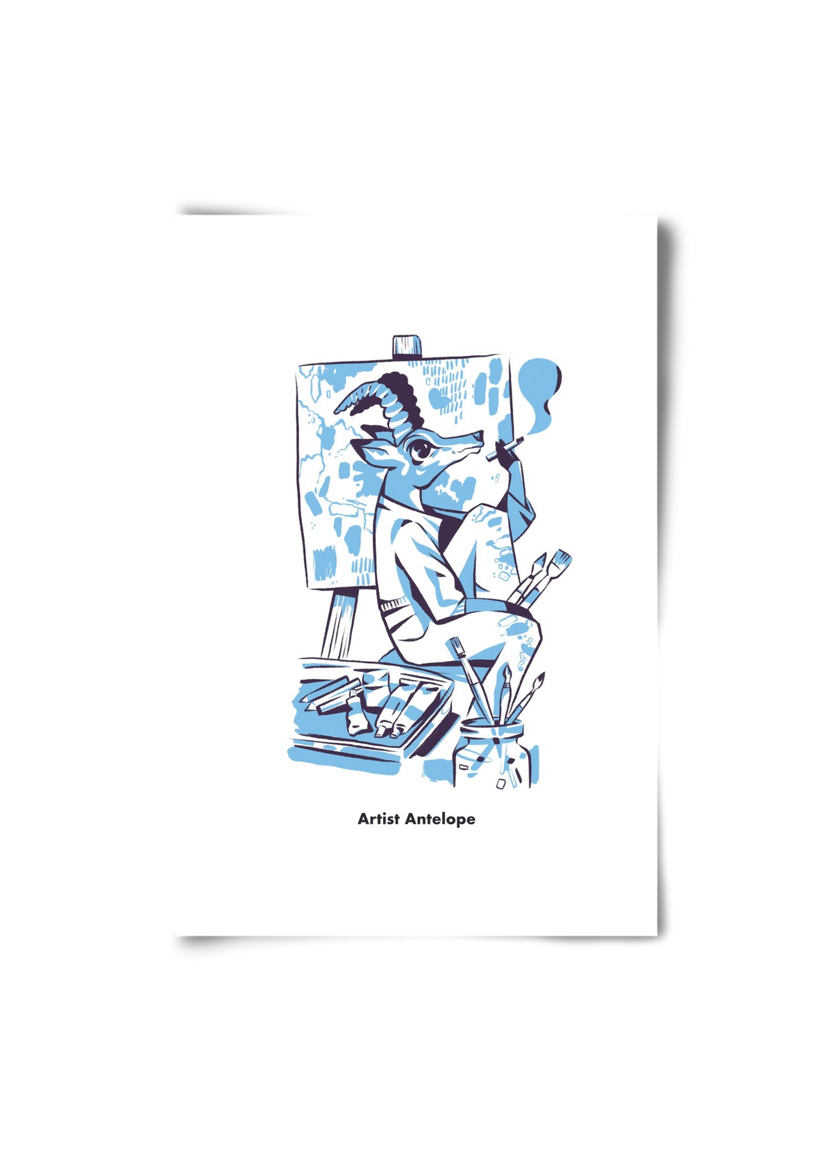 Artist Antelope, 20x30 cm, Keret nélkül