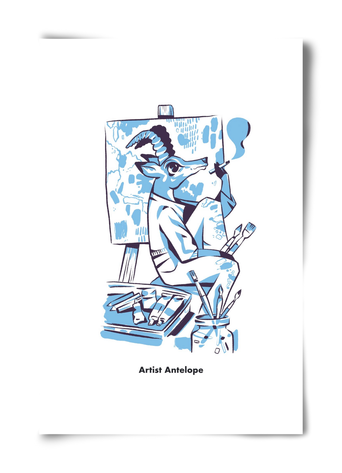 Artist Antelope, 40x60 cm, Keret nélkül