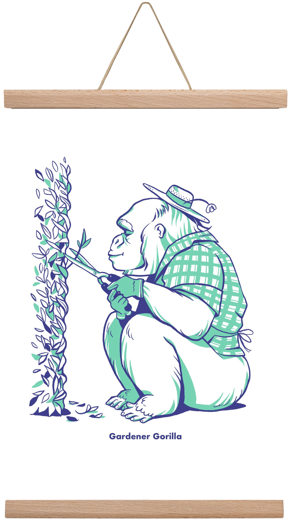 Gardener Gorilla, 30x45 cm (30x45 cm), Tölgy akasztó