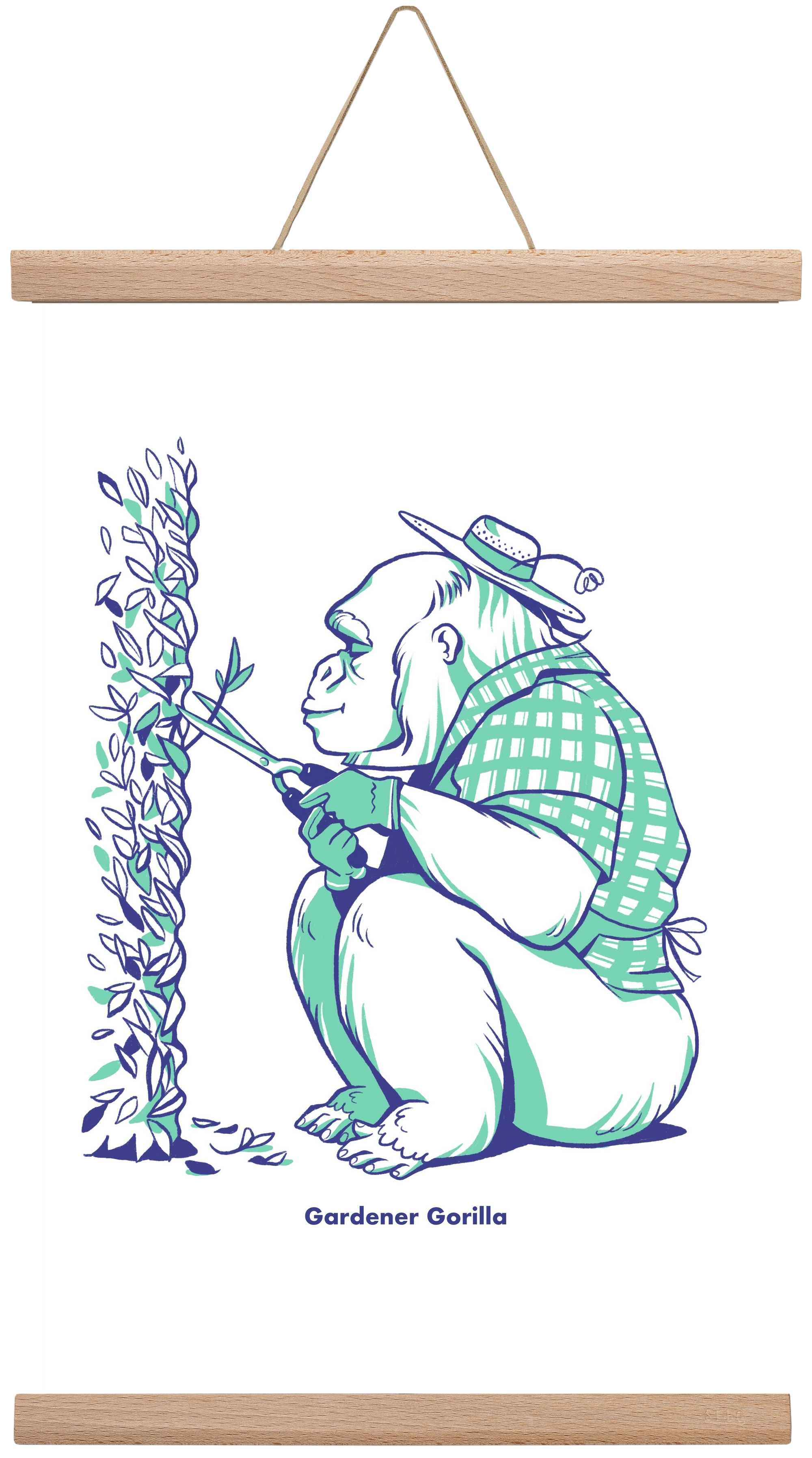 Gardener Gorilla, 30x45 cm (30x45 cm), Tölgy akasztó