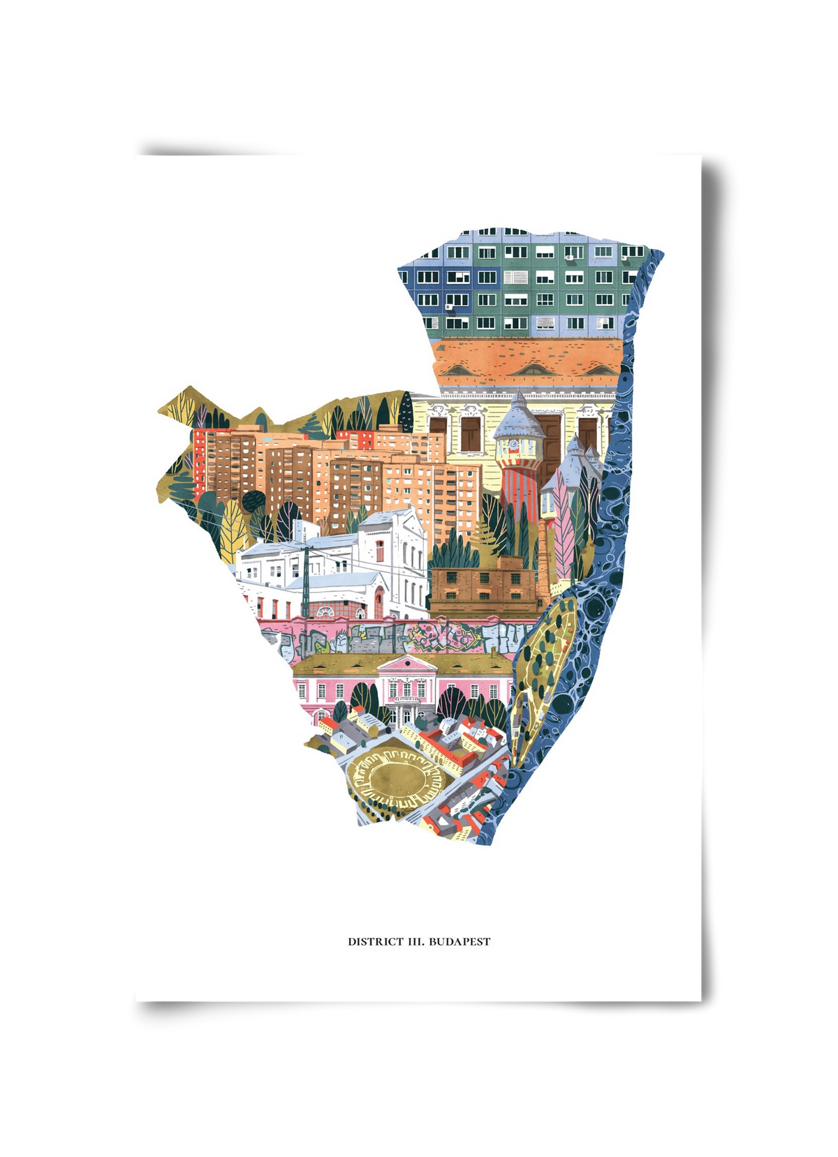 III. kerület, 30x45 cm, Keret nélkül