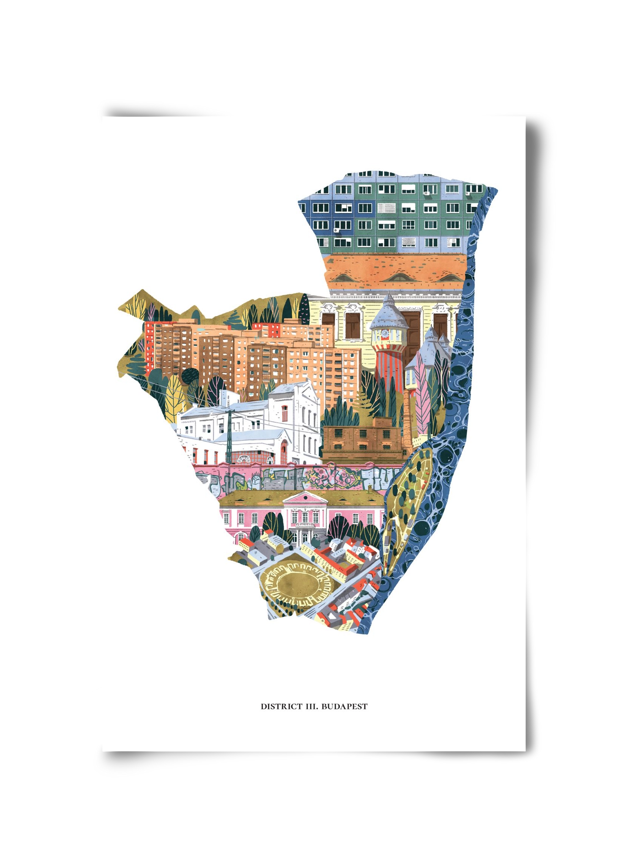 III. kerület, 30x45 cm, Keret nélkül