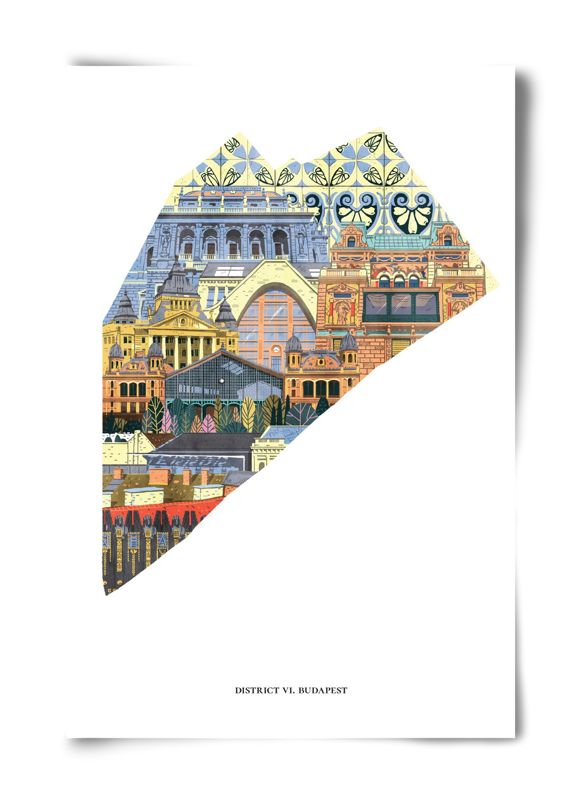 VI. kerület, 40x60 cm, Keret nélkül