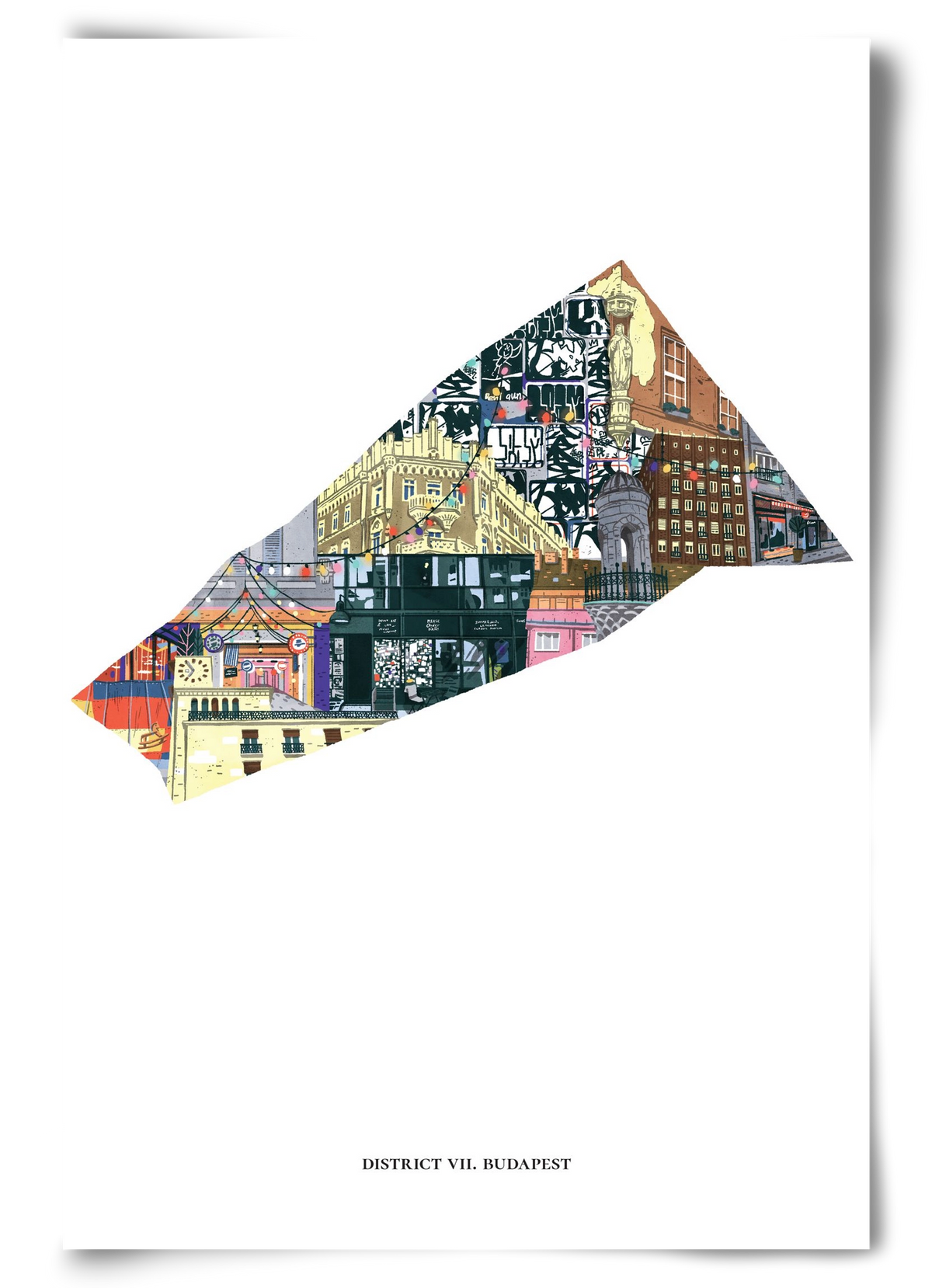 VII. kerület, 60x90 cm, Keret nélkül