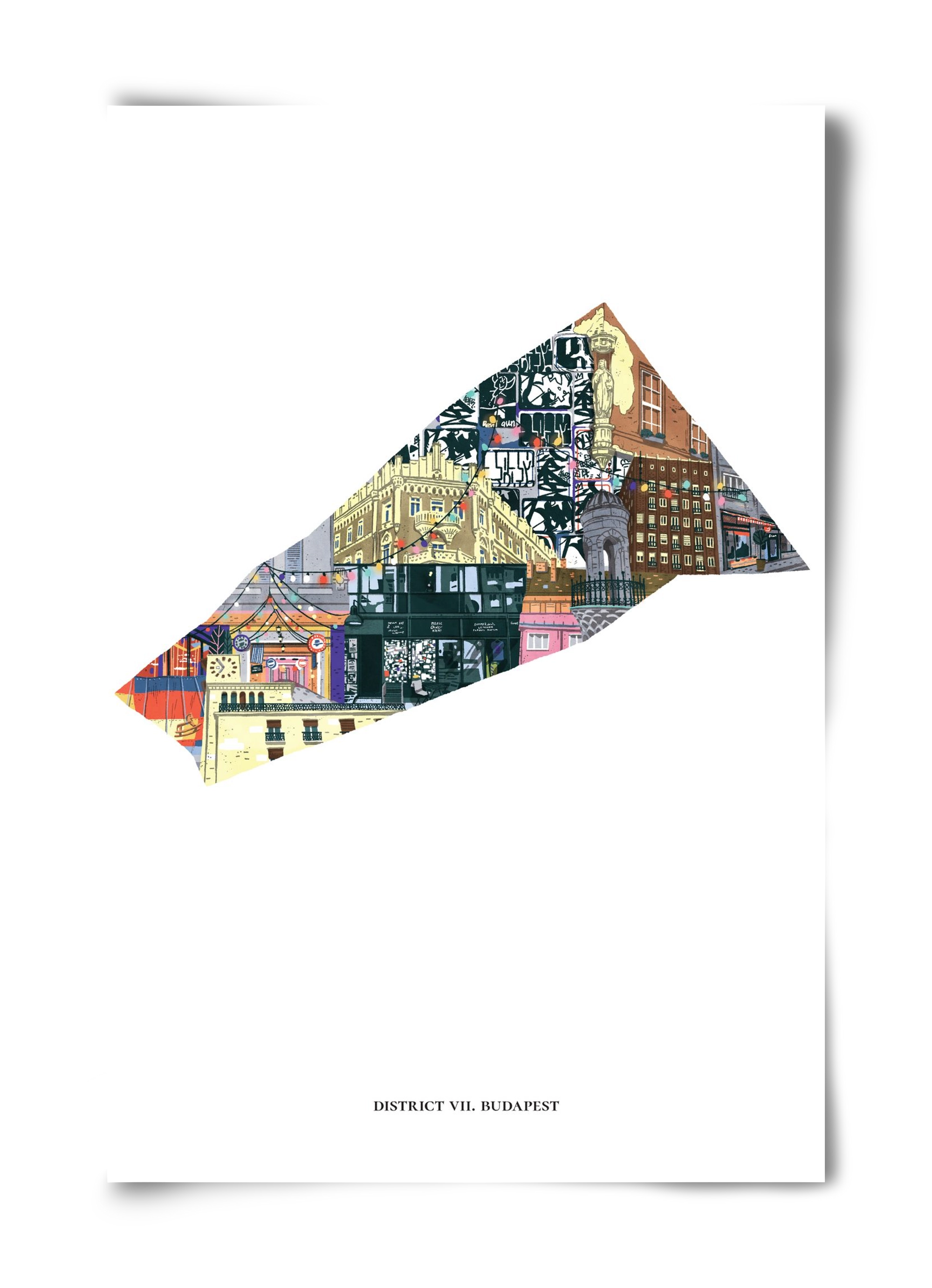 VII. kerület, 40x60 cm, Keret nélkül