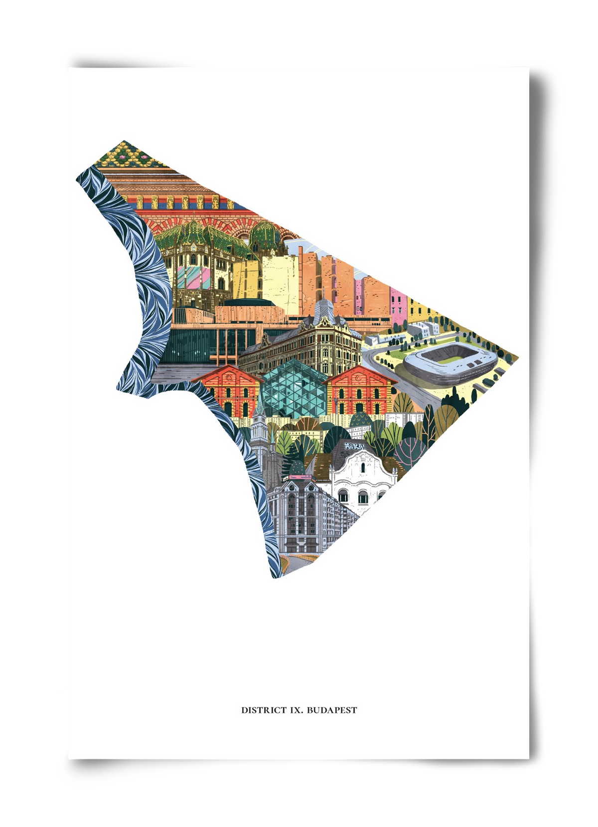 IX. kerület, 40x60 cm, Keret nélkül