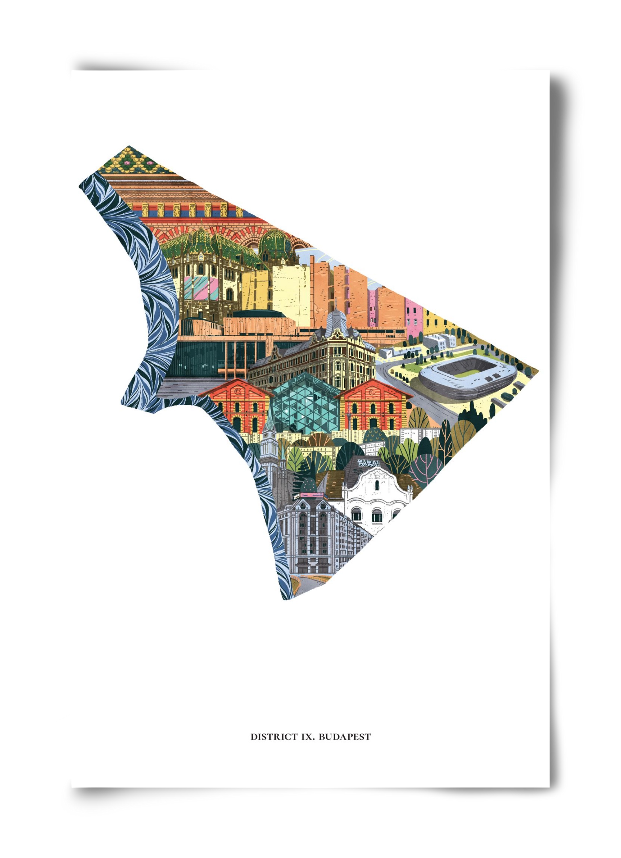 IX. kerület, 40x60 cm, Keret nélkül