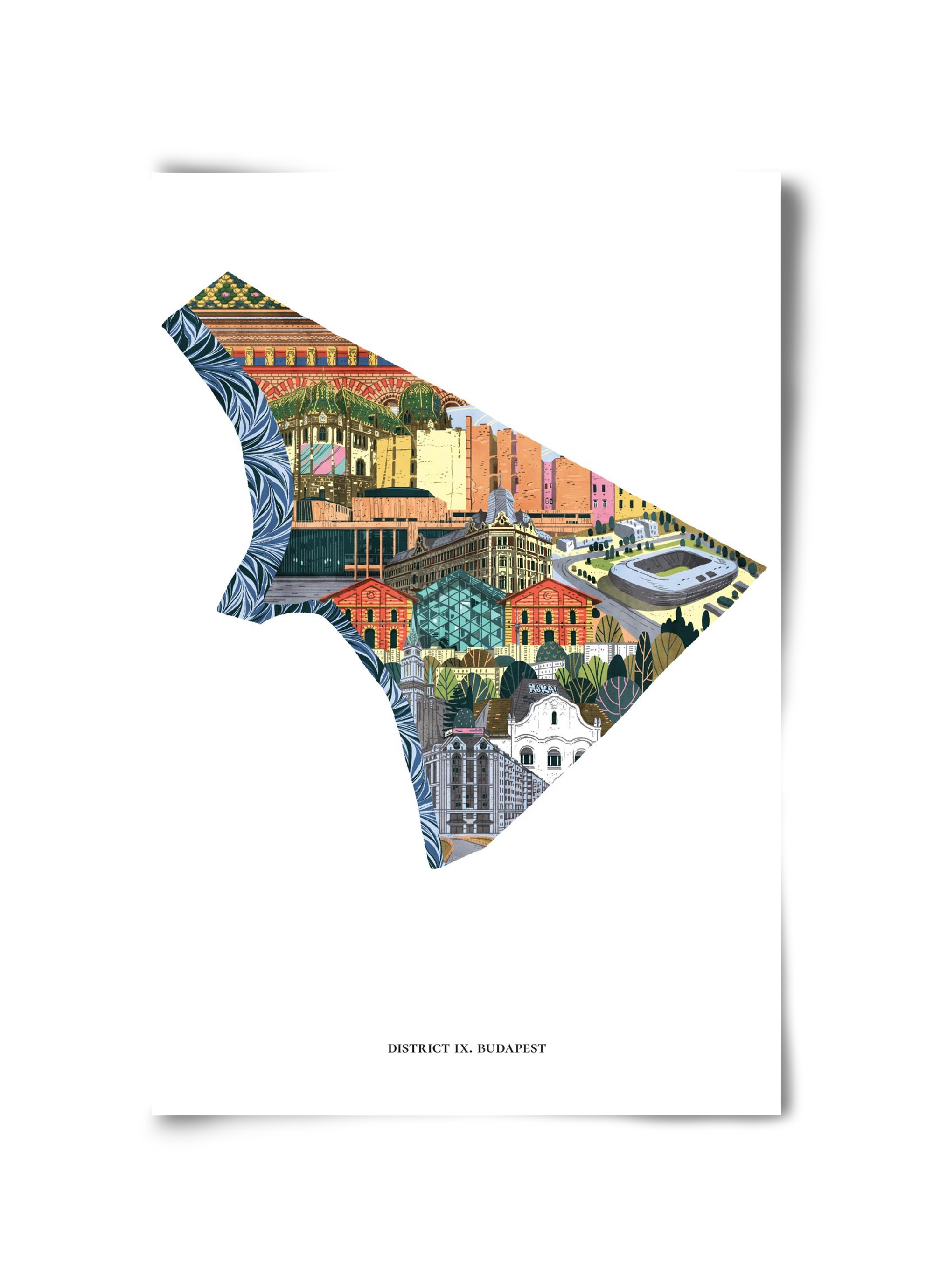 IX. kerület, 30x45 cm, Keret nélkül