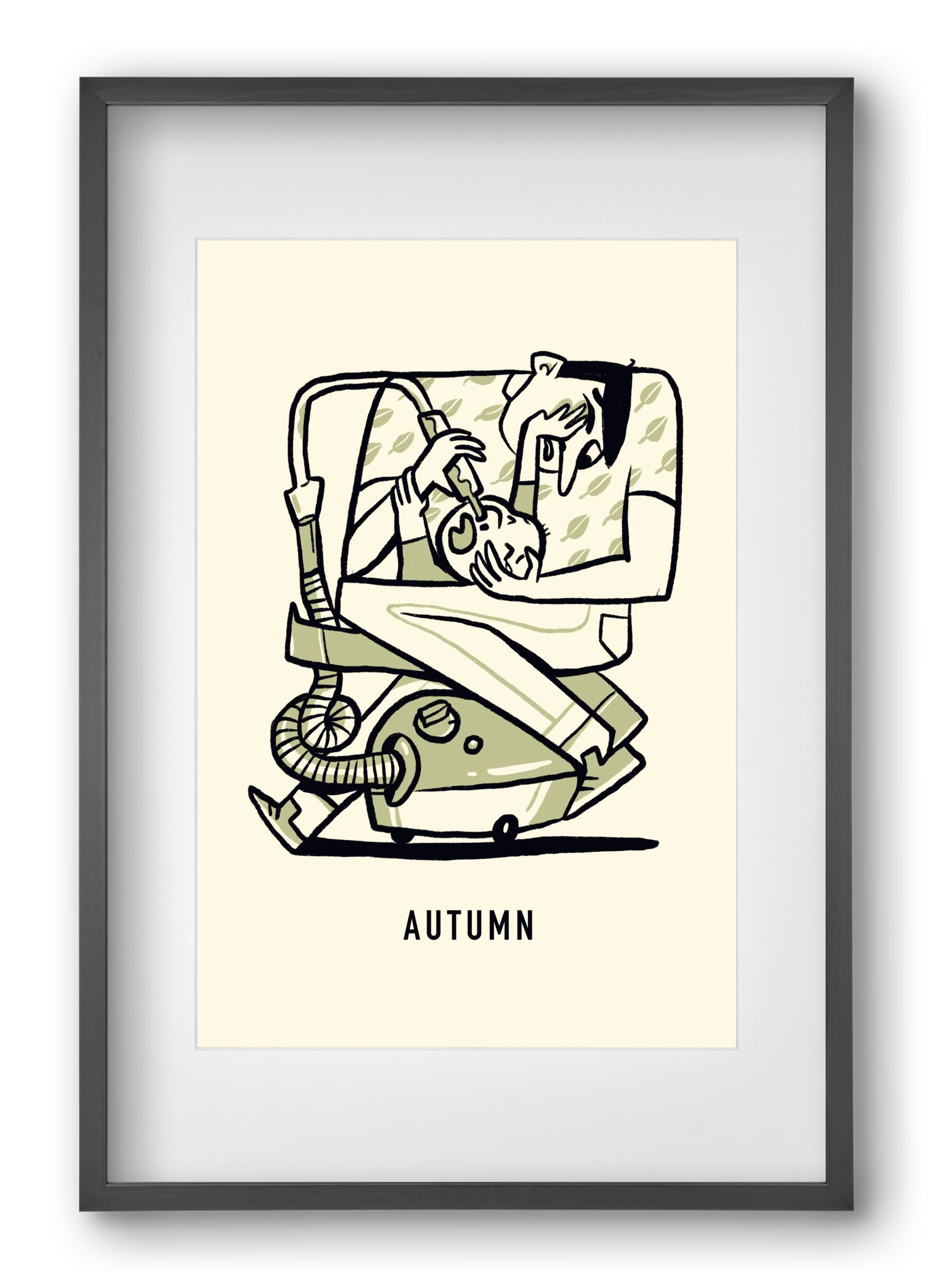 Autumn, 40x60 cm (30x45 cm), Fekete keret, paszpartuval