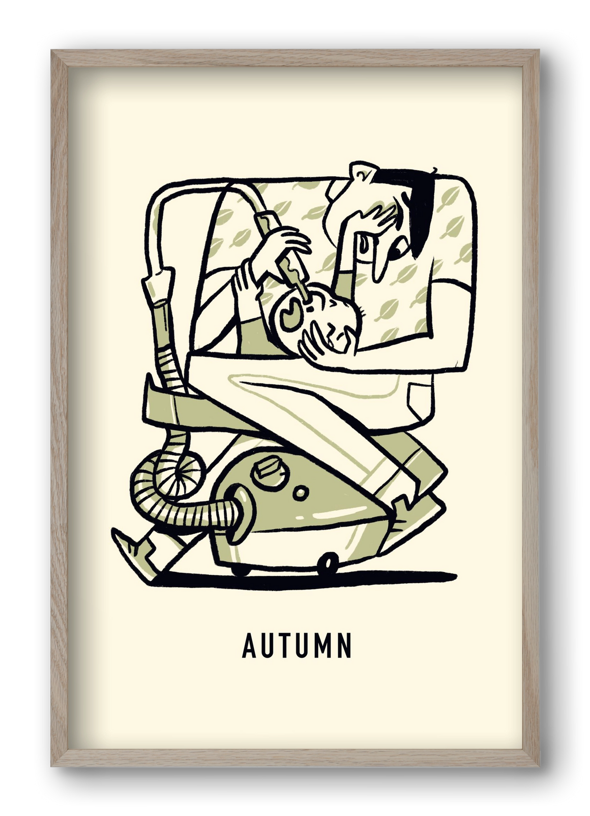 Autumn, 40x60 cm (40x60 cm), Tölgy keret