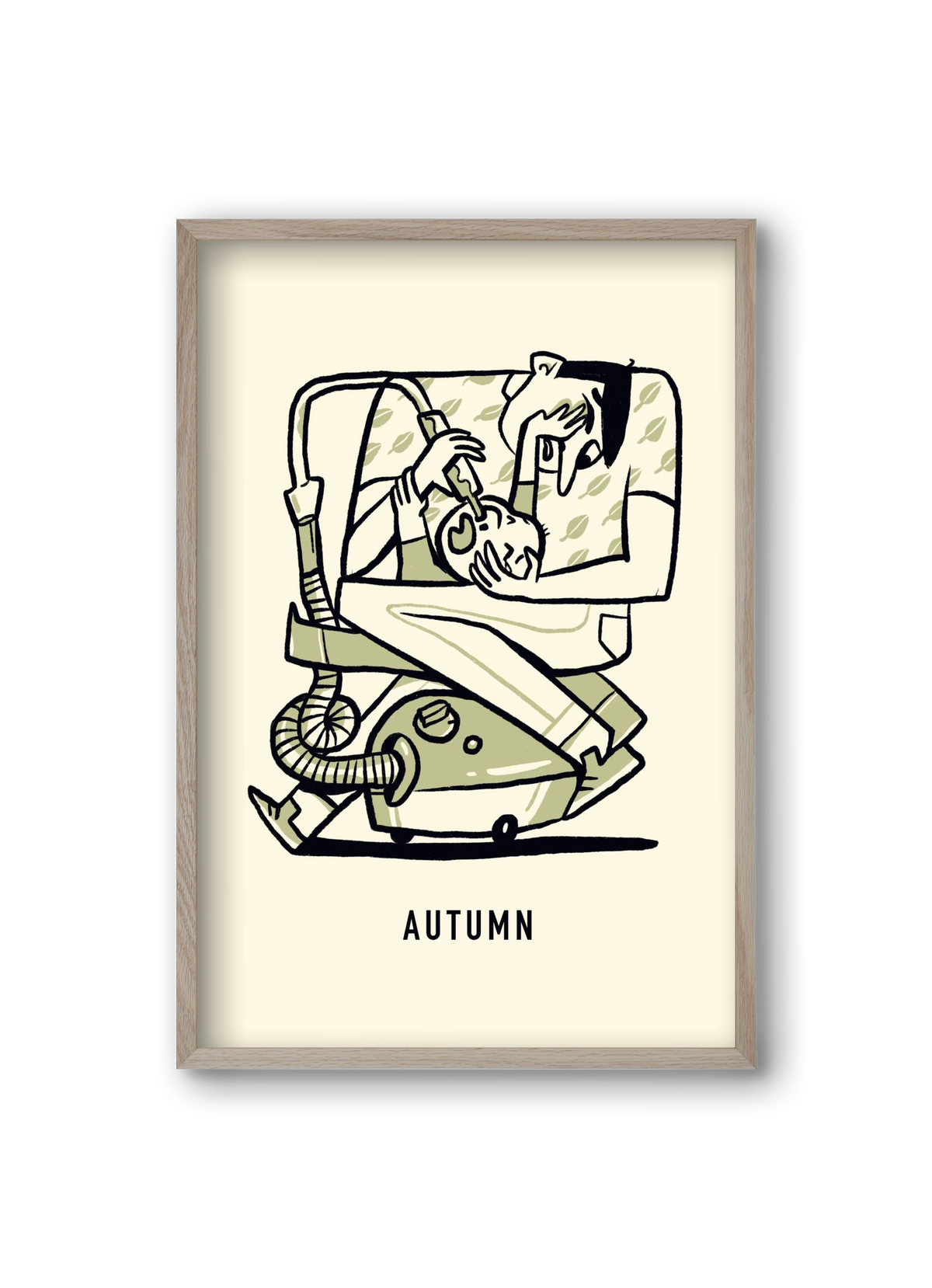 Autumn, 20x30 cm (20x30 cm), Tölgy keret