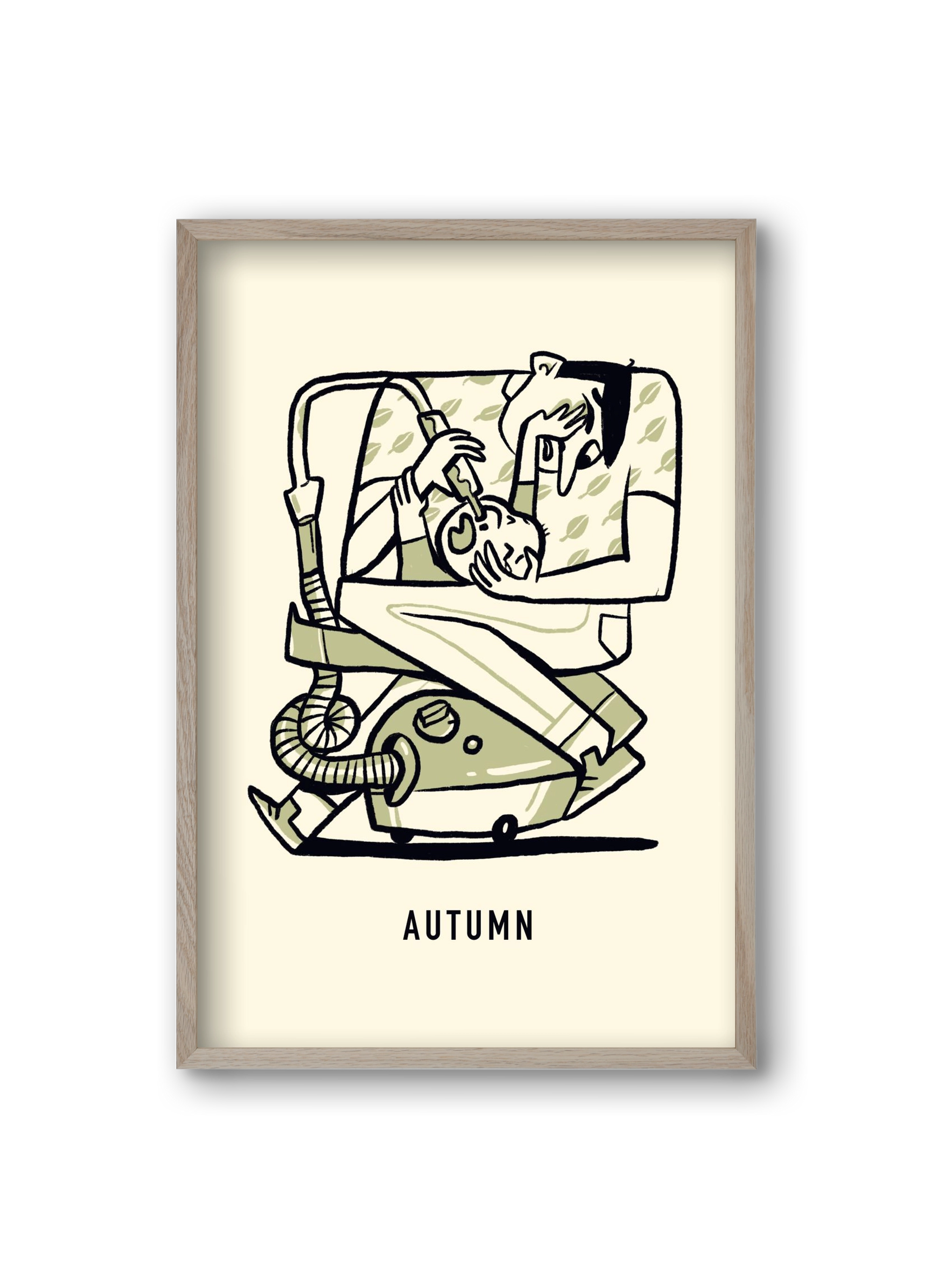 Autumn, 20x30 cm (20x30 cm), Tölgy keret