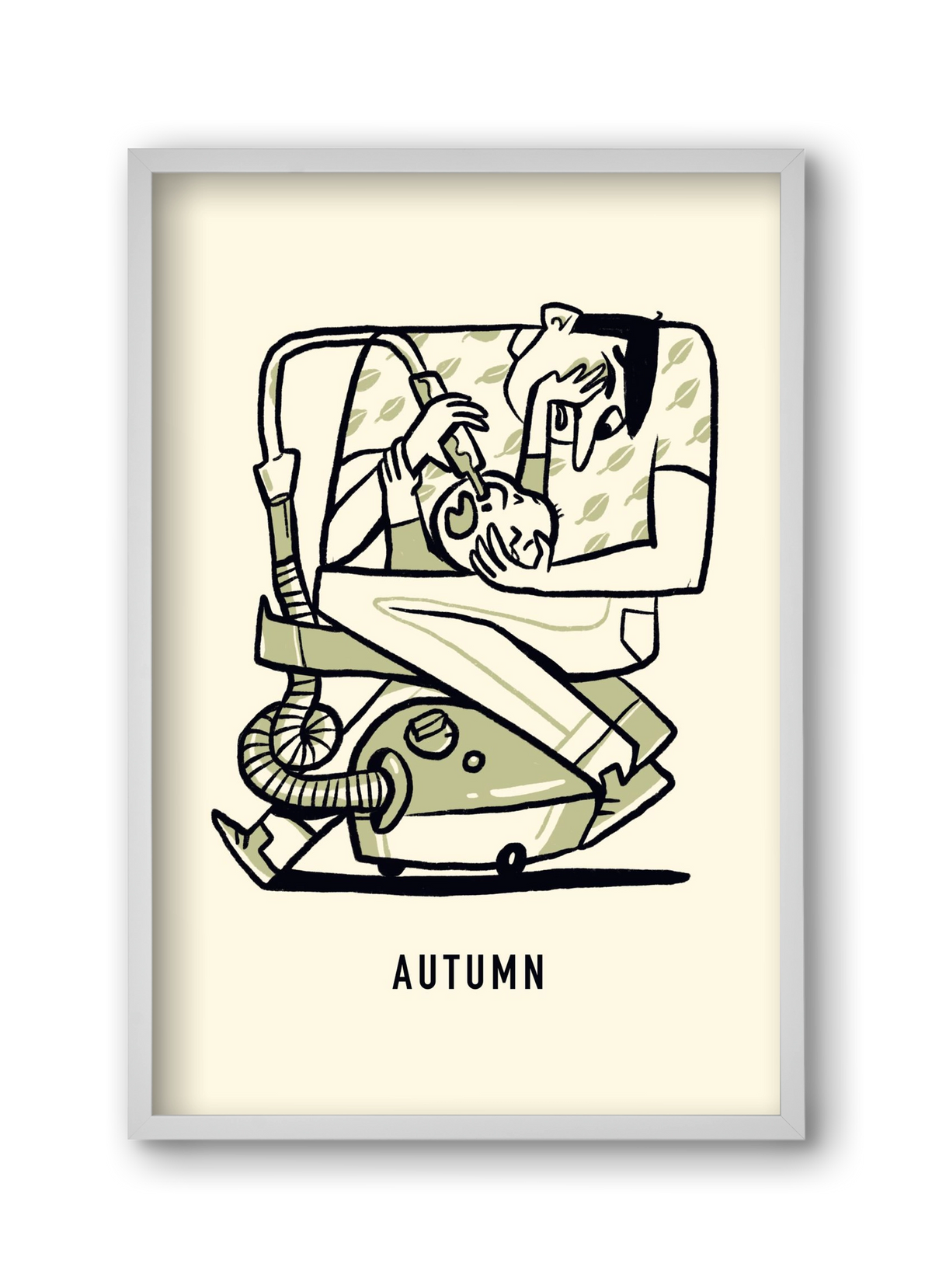 Autumn, 30x45 cm (30x45 cm), Fehér keret