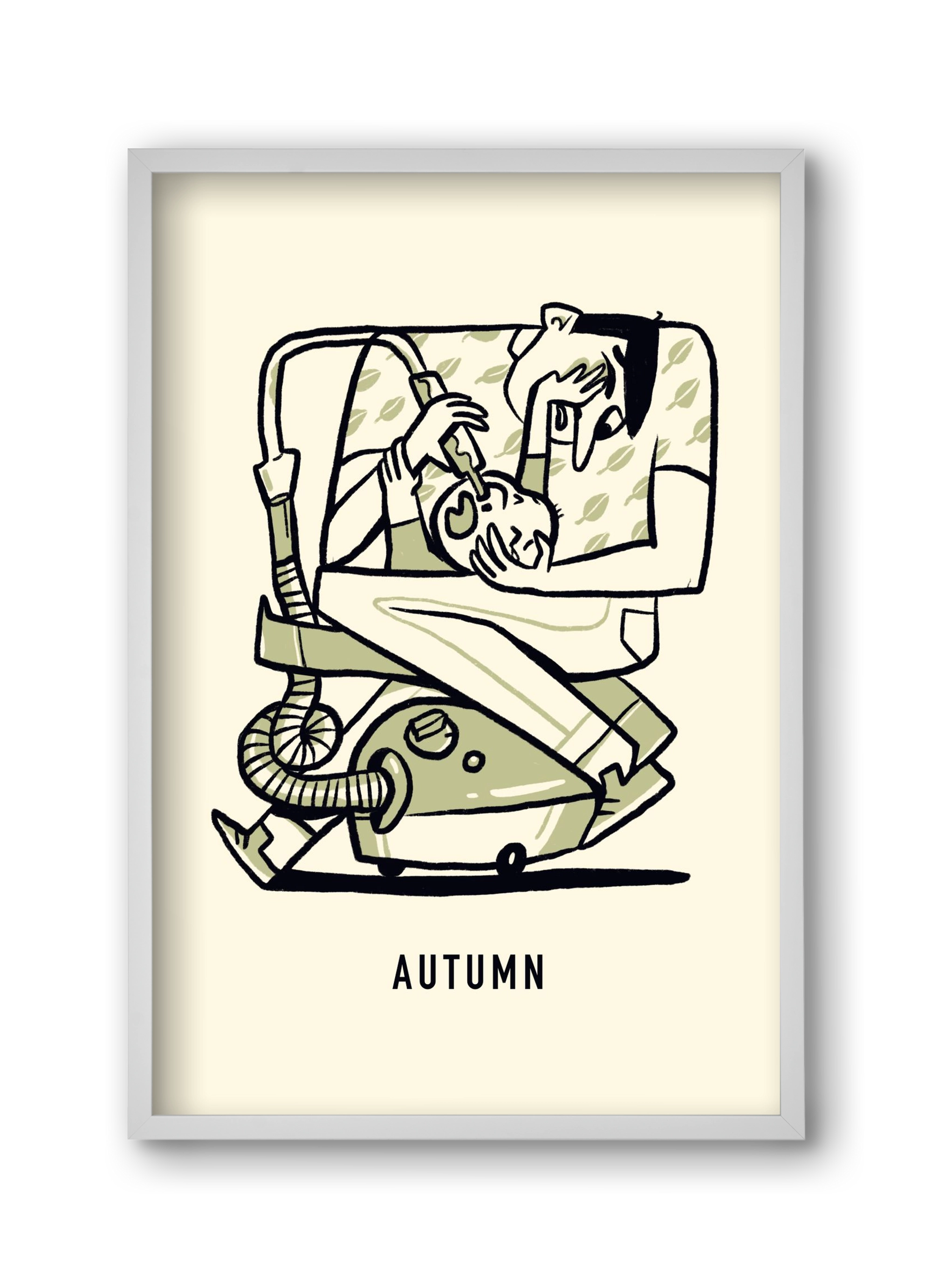 Autumn, 30x45 cm (30x45 cm), Fehér keret