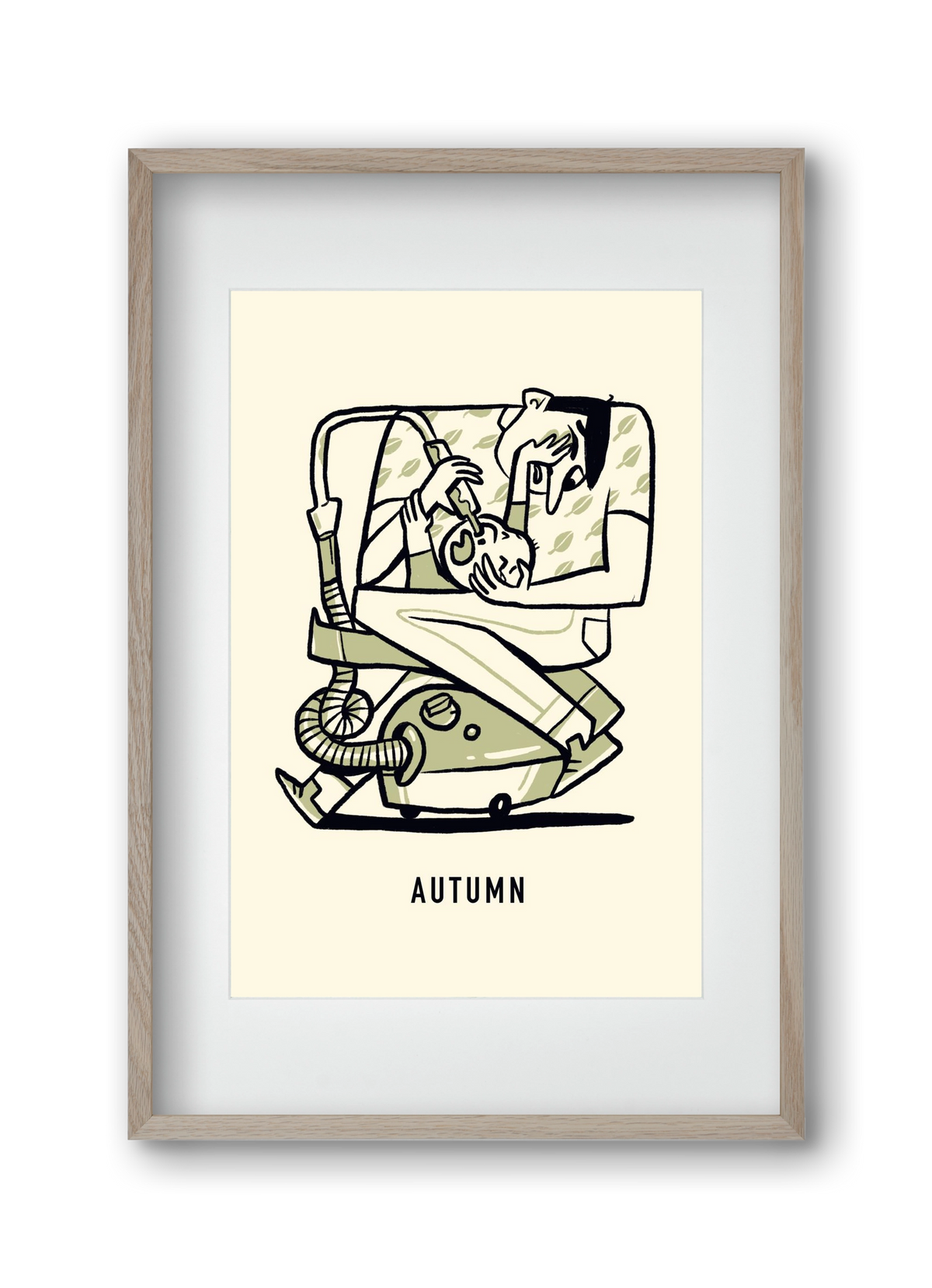 Autumn, 30x45 cm (20x30 cm), Tölgy keret, paszpartuval