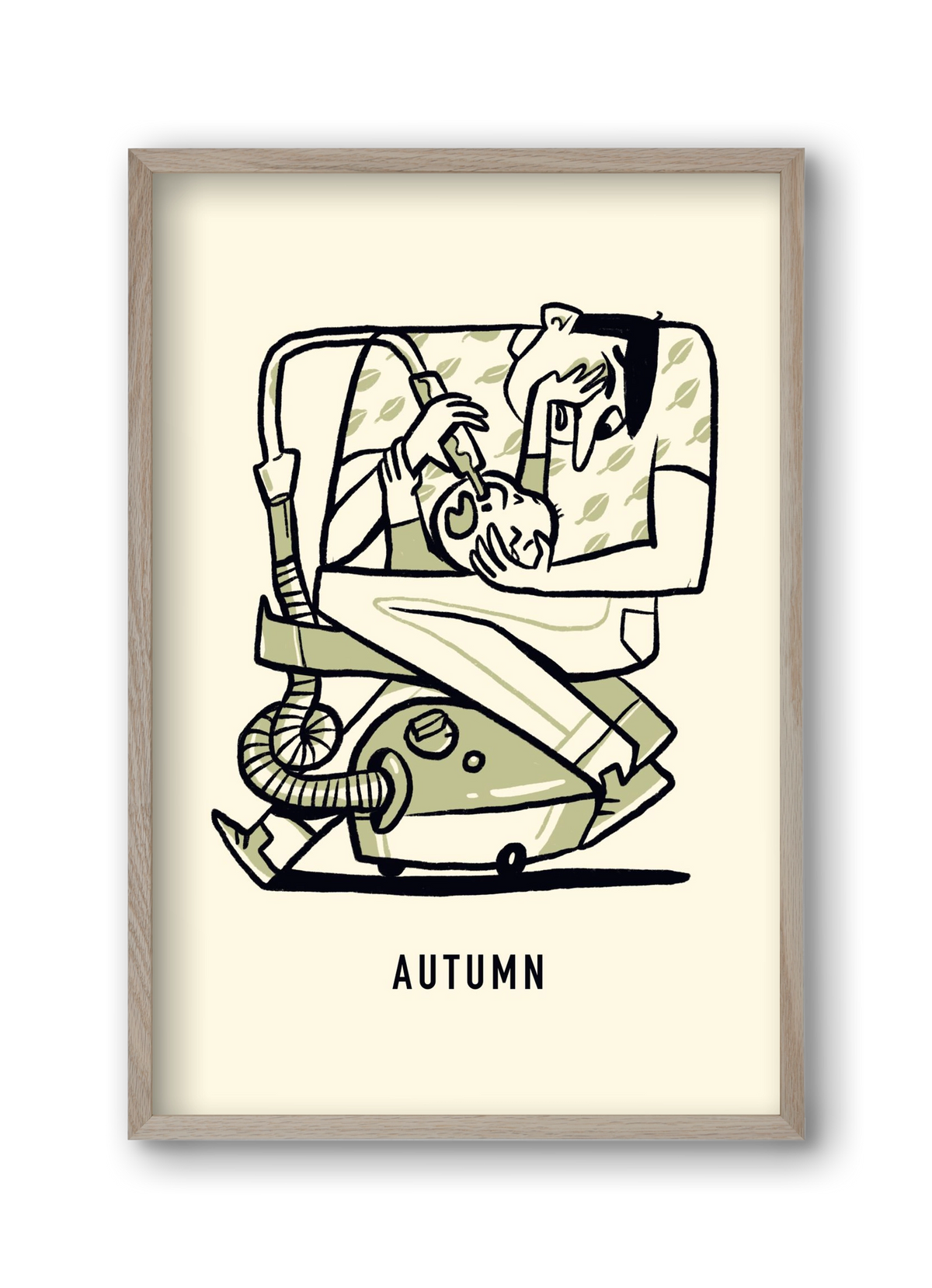 Autumn, 30x45 cm (30x45 cm), Tölgy keret