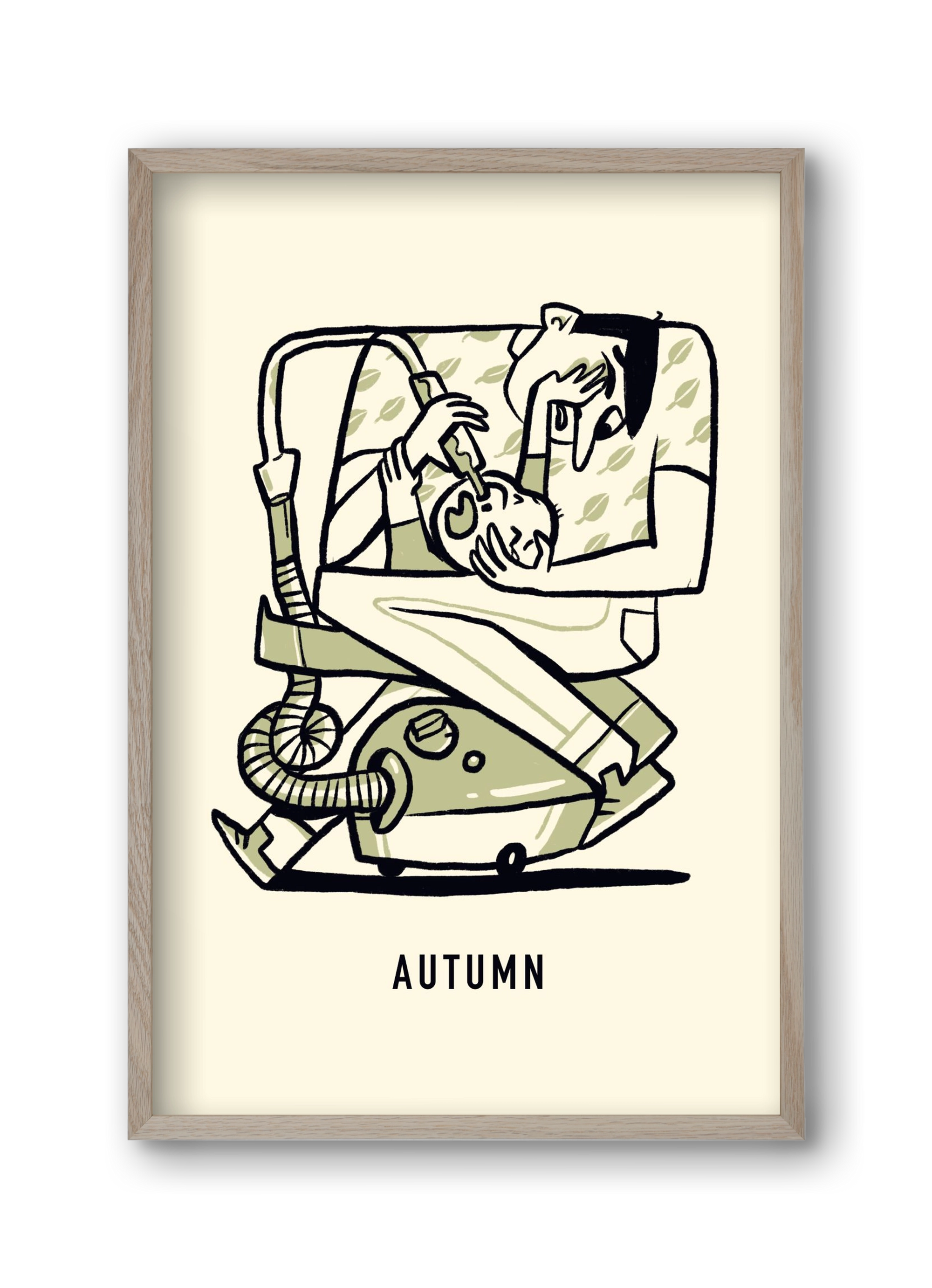 Autumn, 30x45 cm (30x45 cm), Tölgy keret