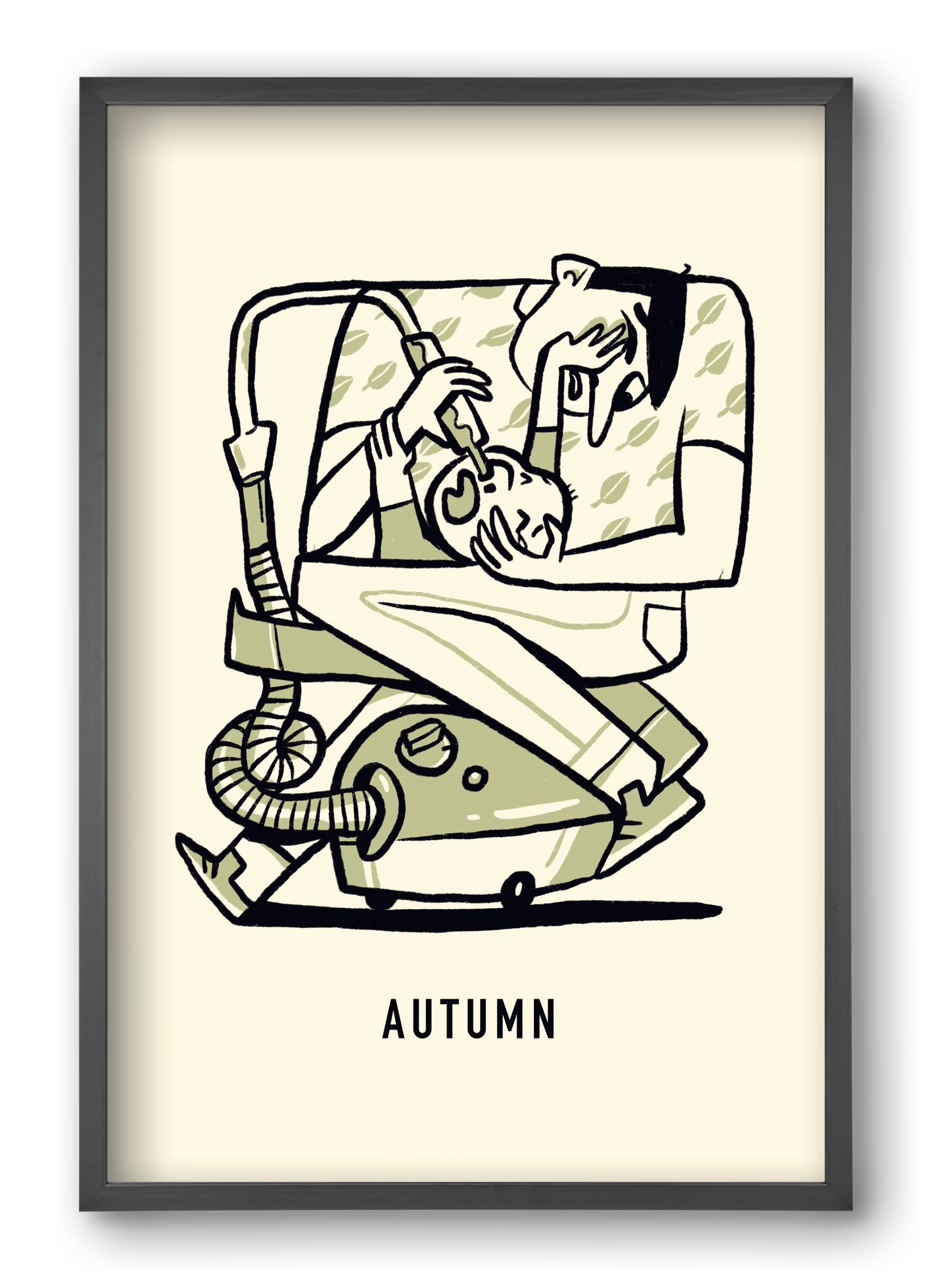 Autumn, 40x60 cm (40x60 cm), Fekete keret