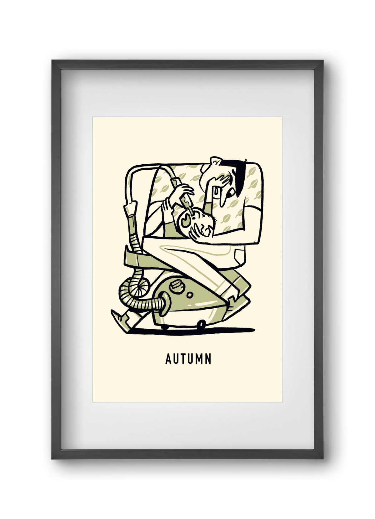 Autumn, 30x45 cm (20x30 cm), Fekete keret, paszpartuval