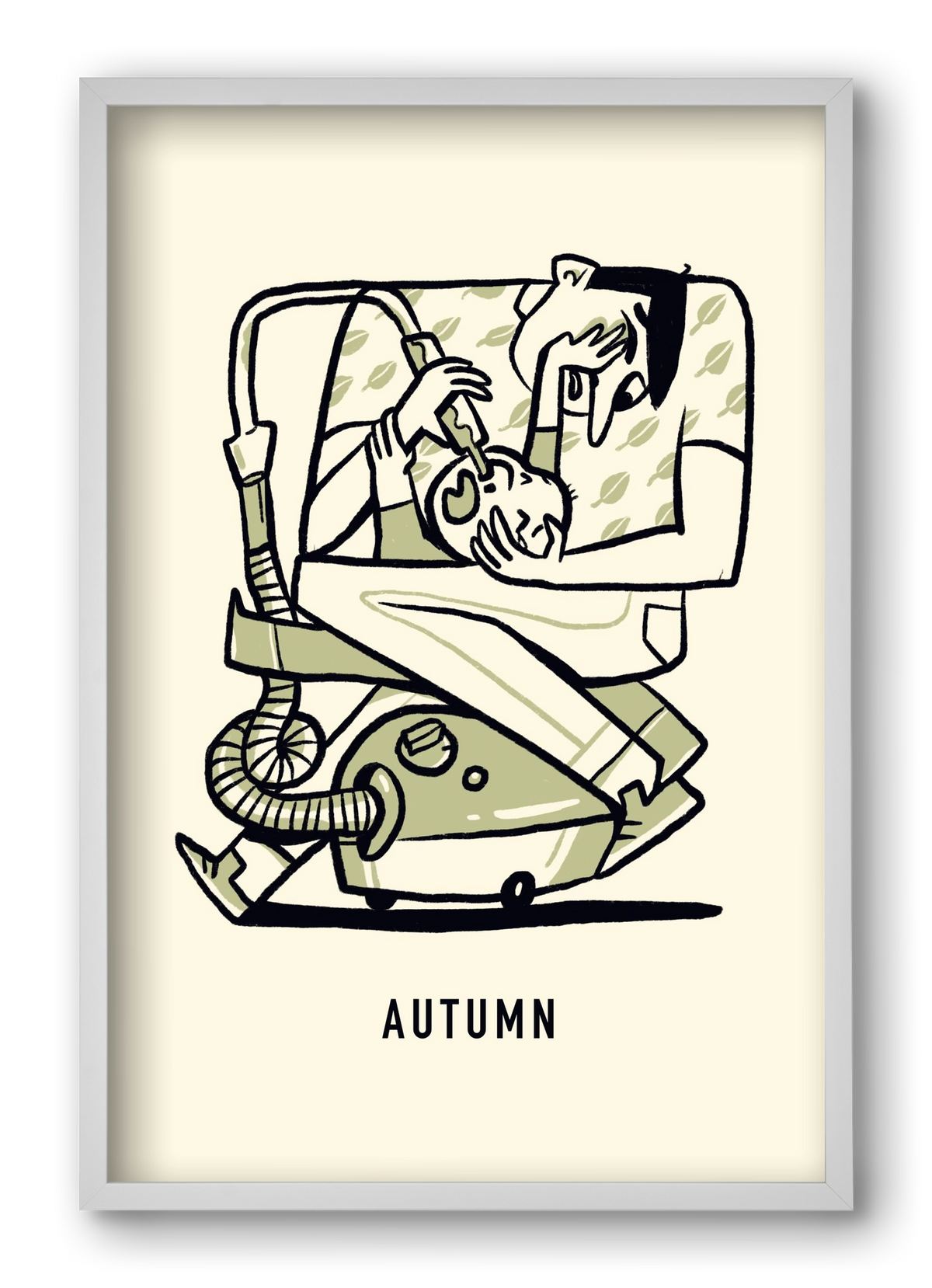 Autumn, 40x60 cm (40x60 cm), Fehér keret