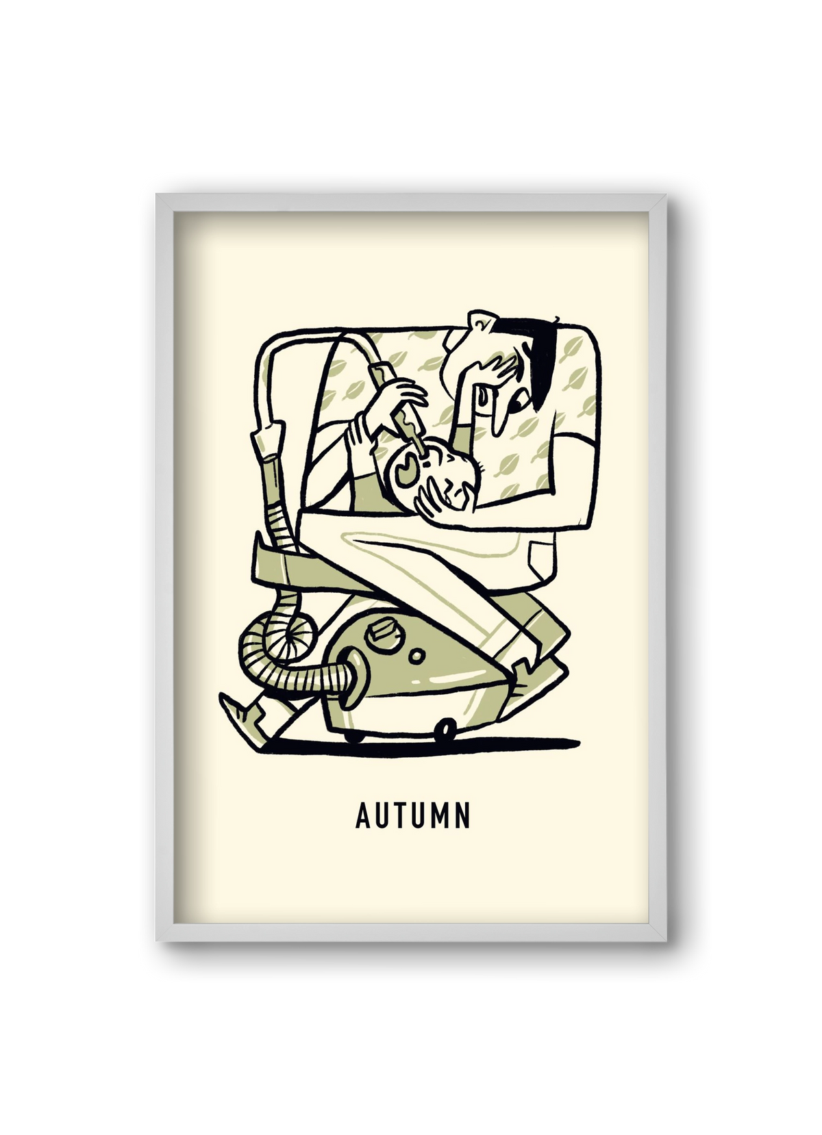 Autumn, 20x30 cm (20x30 cm), Fehér keret