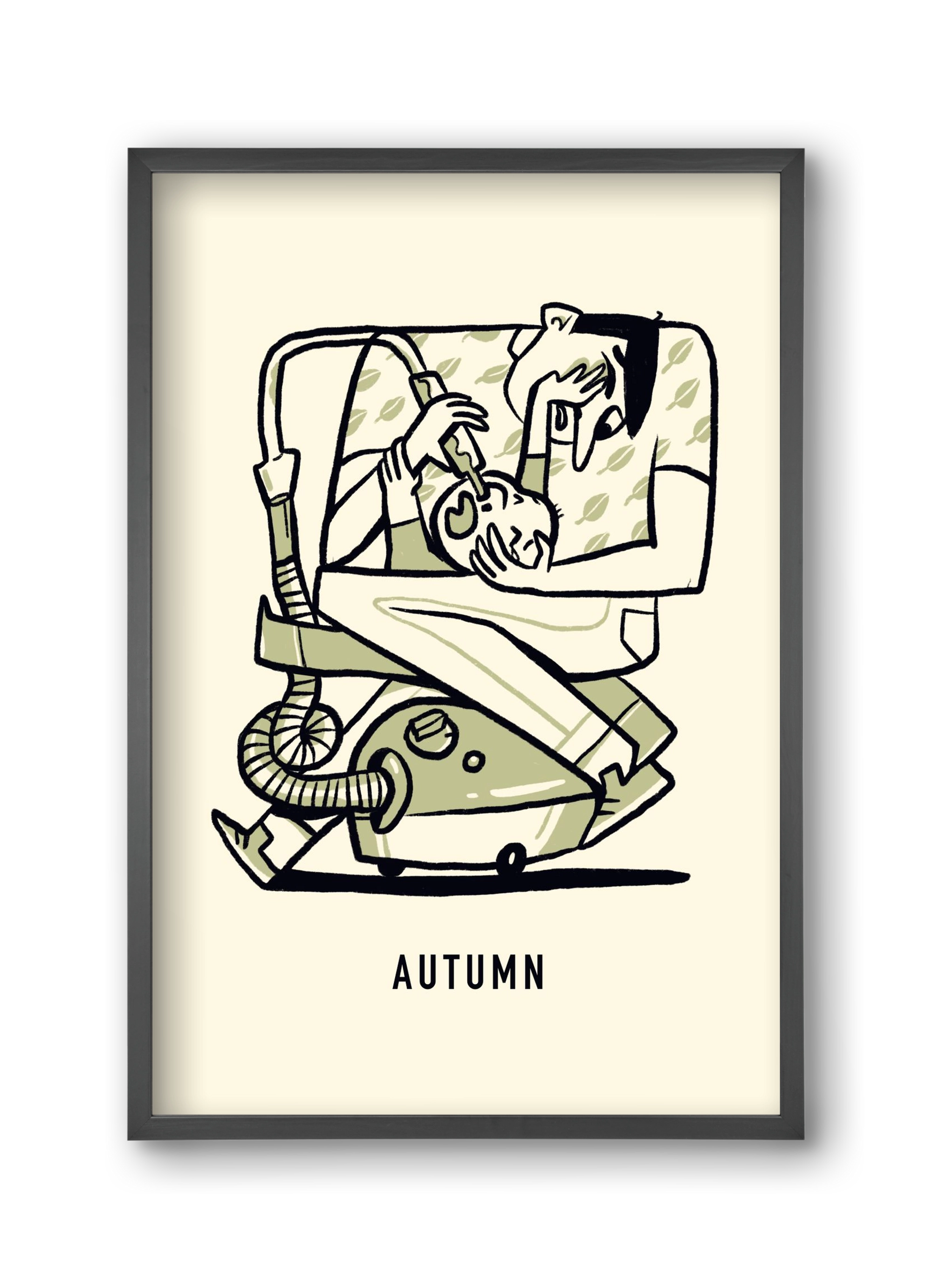 Autumn, 30x45 cm (30x45 cm), Fekete keret