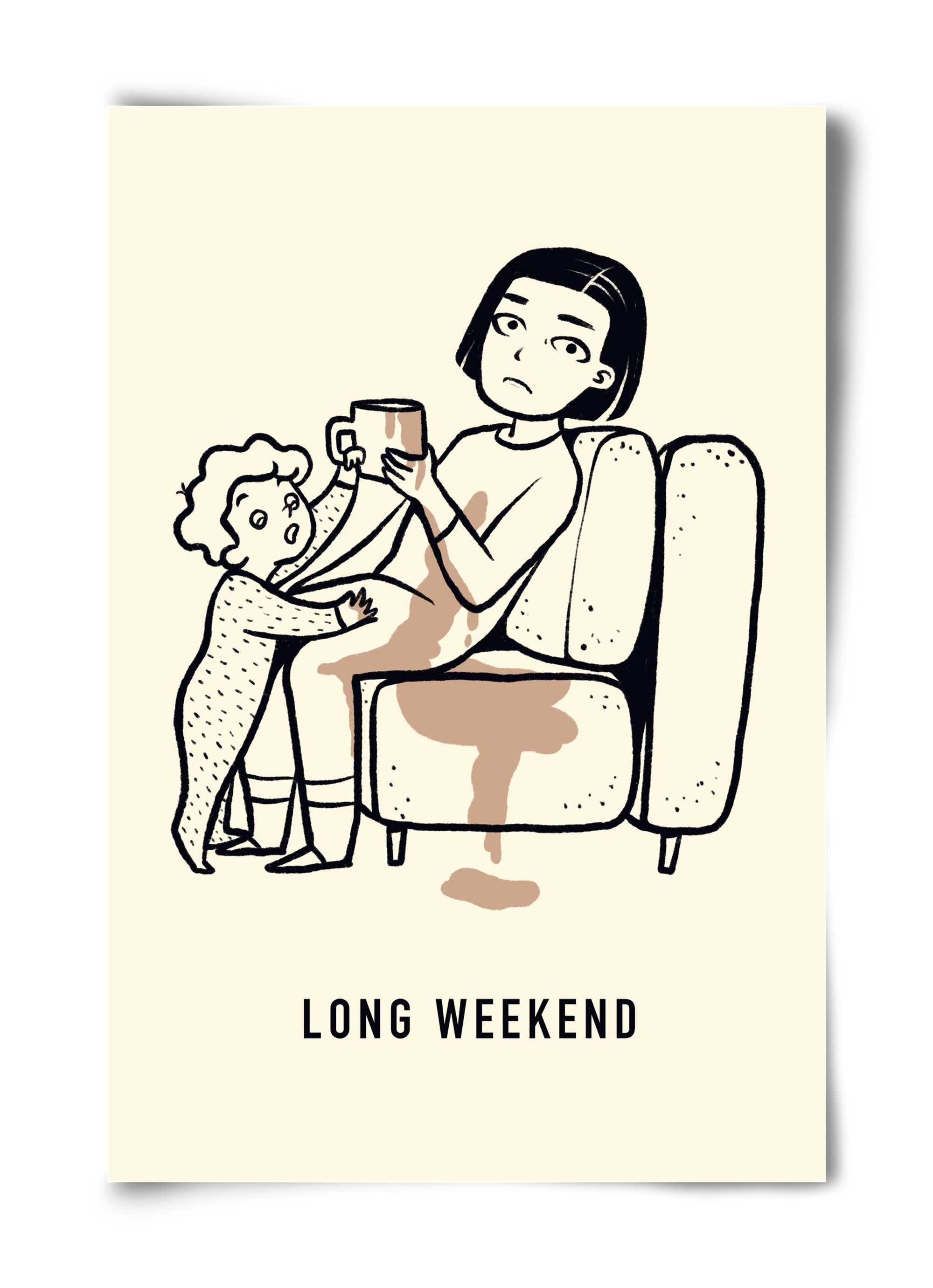 Long weekend, 40x60 cm, Keret nélkül