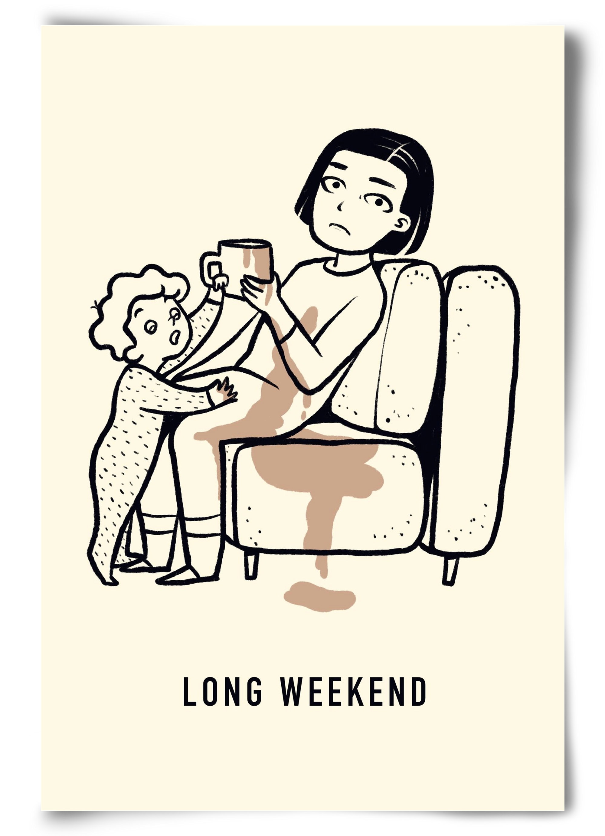 Long weekend, 60x90 cm, Keret nélkül