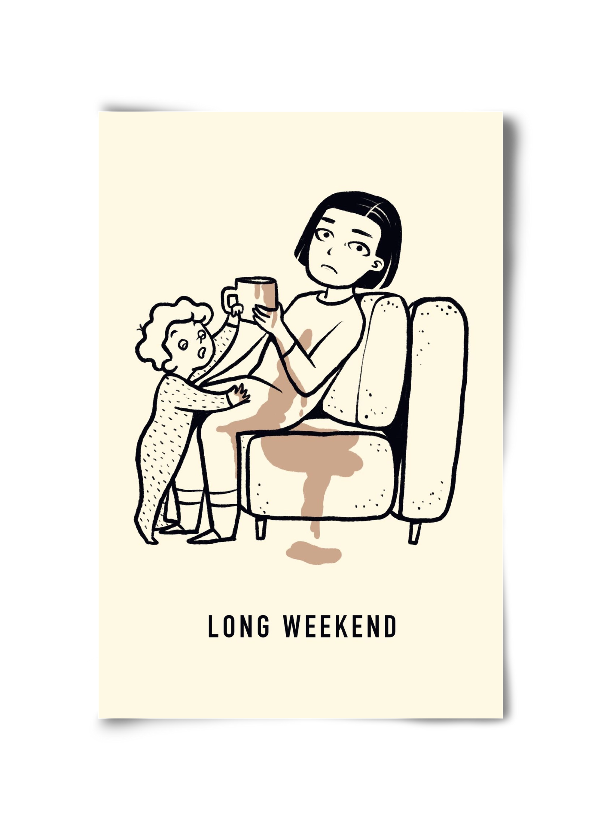 Long weekend, 30x45 cm, Keret nélkül