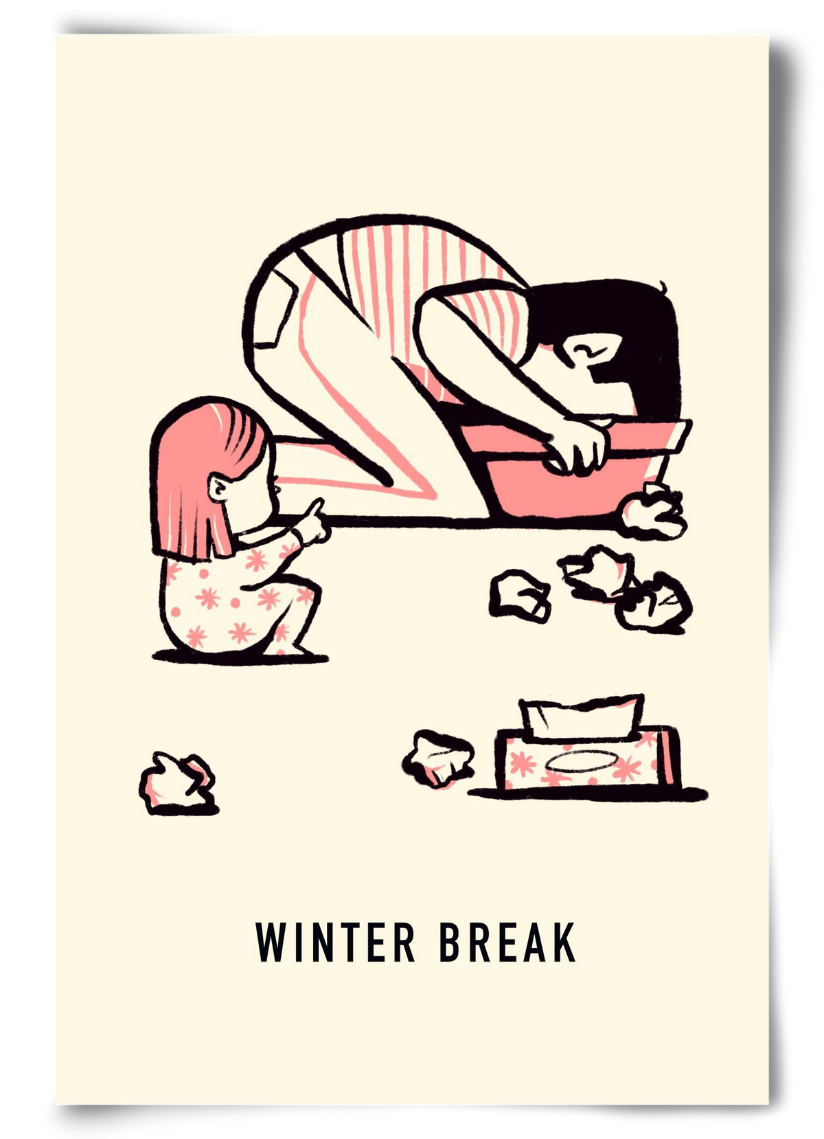 Winter break, 60x90 cm, Keret nélkül
