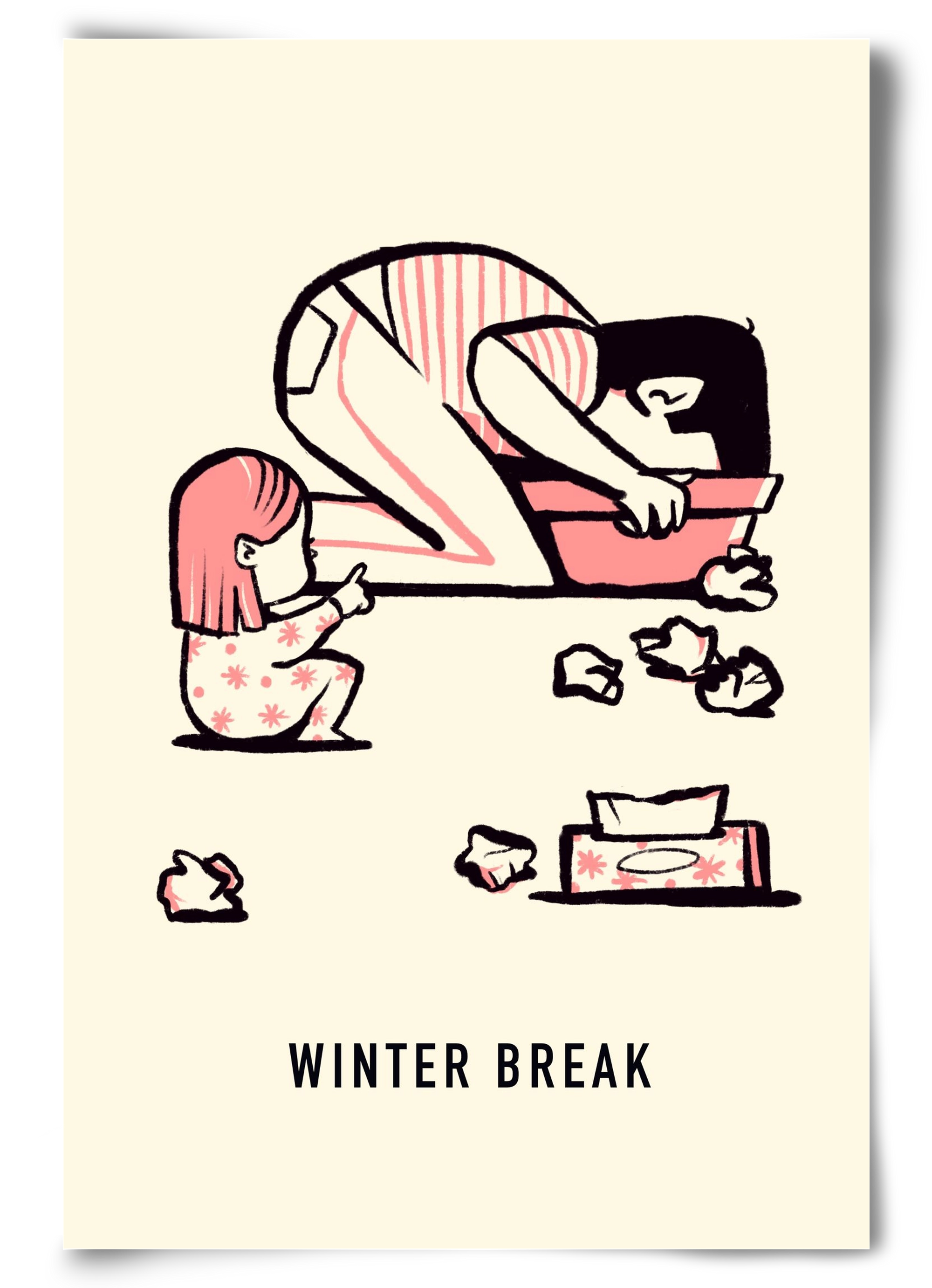 Winter break, 60x90 cm, Keret nélkül