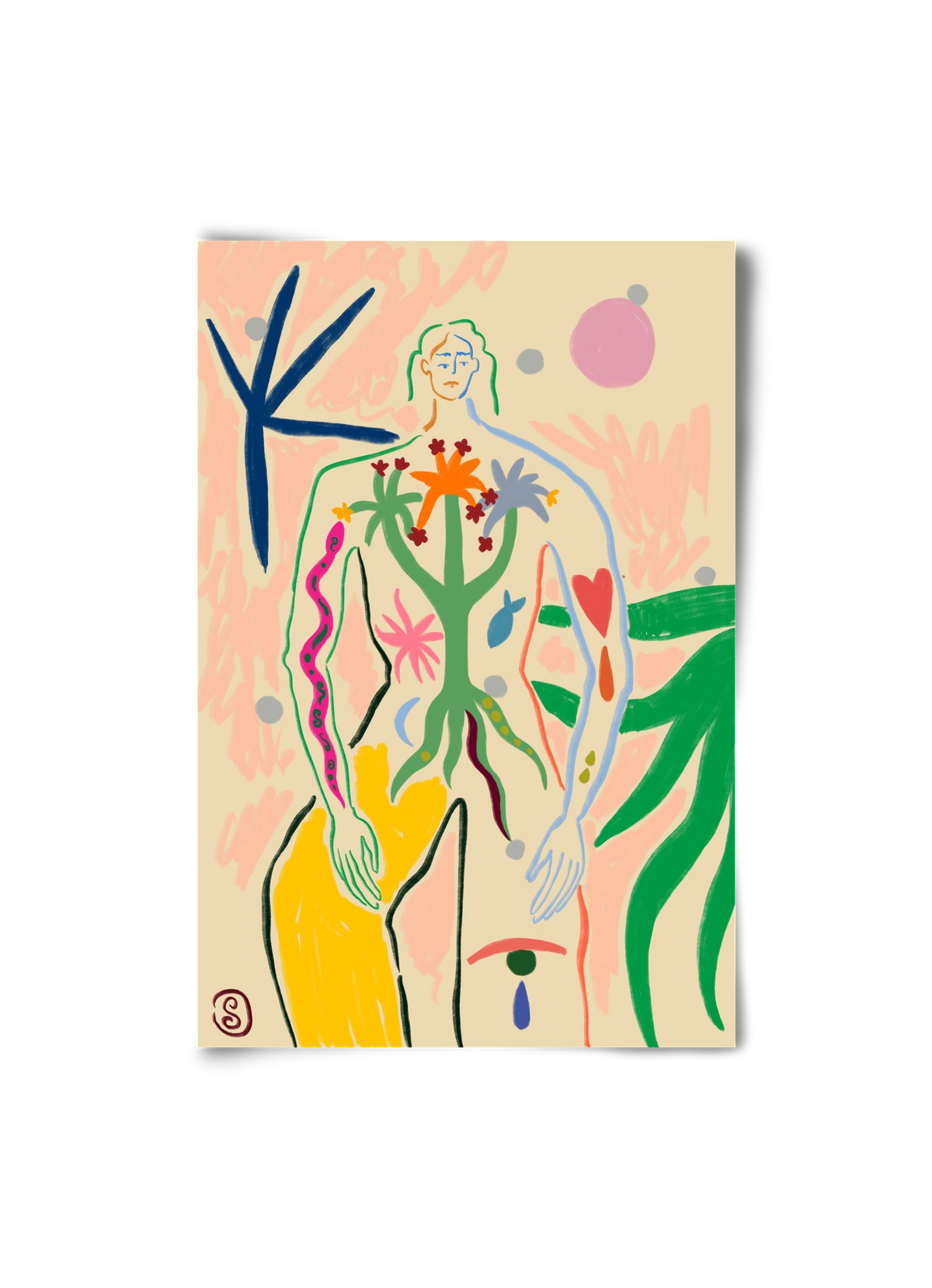 INNER GROWTH, 20x30 cm, Keret nélkül