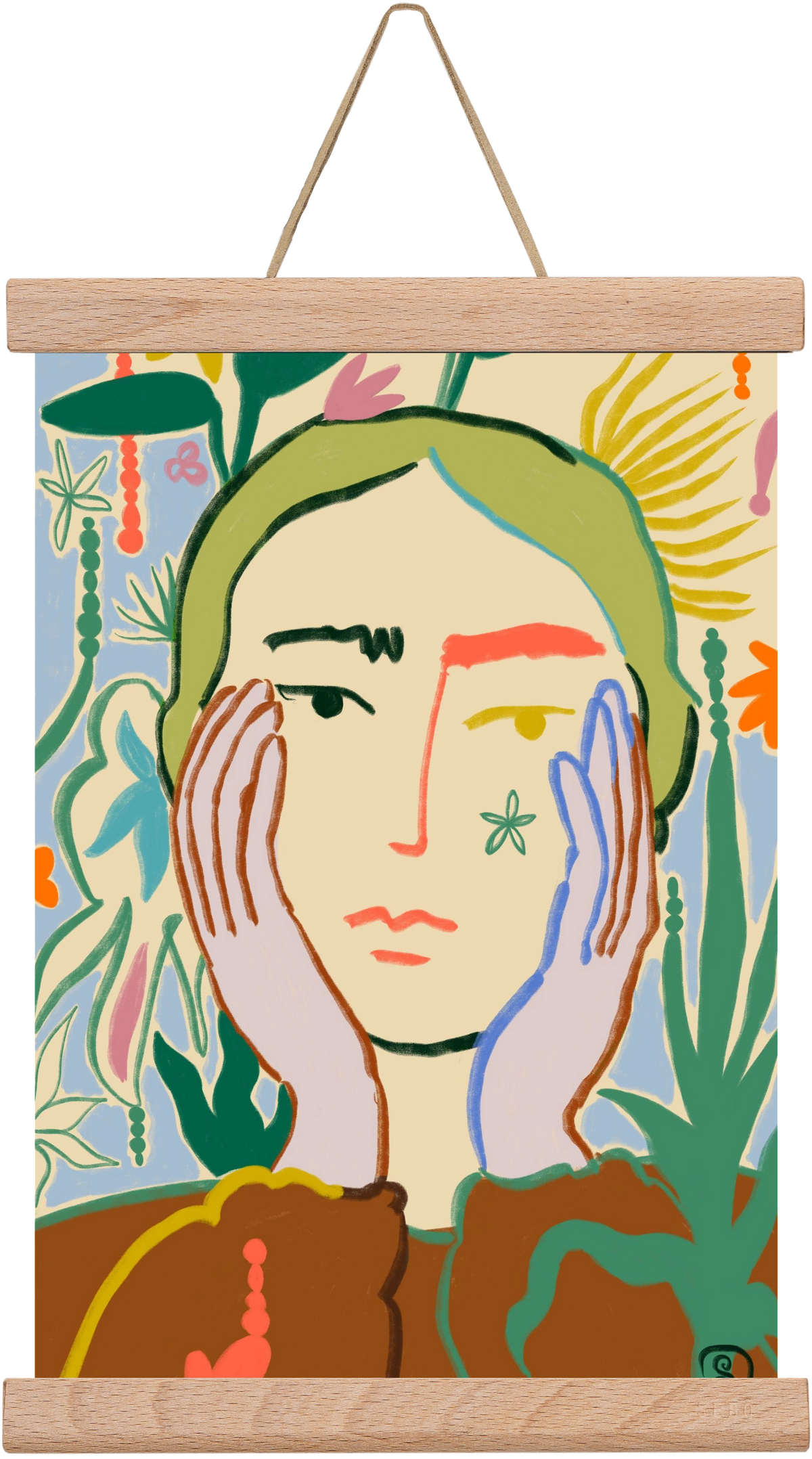 PLANT A SEED, 20x30 cm (20x30 cm), Tölgy akasztó