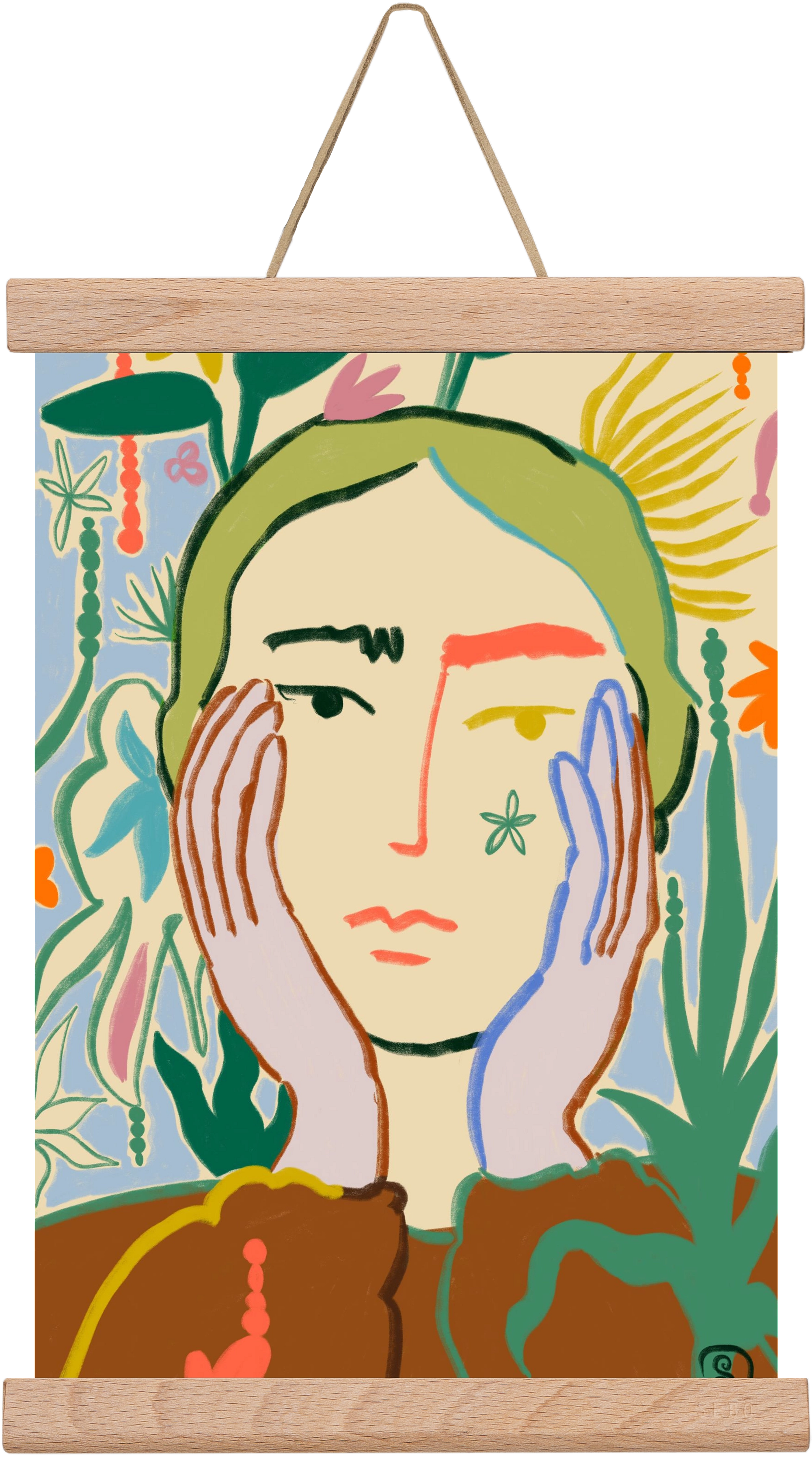 PLANT A SEED, 20x30 cm (20x30 cm), Tölgy akasztó