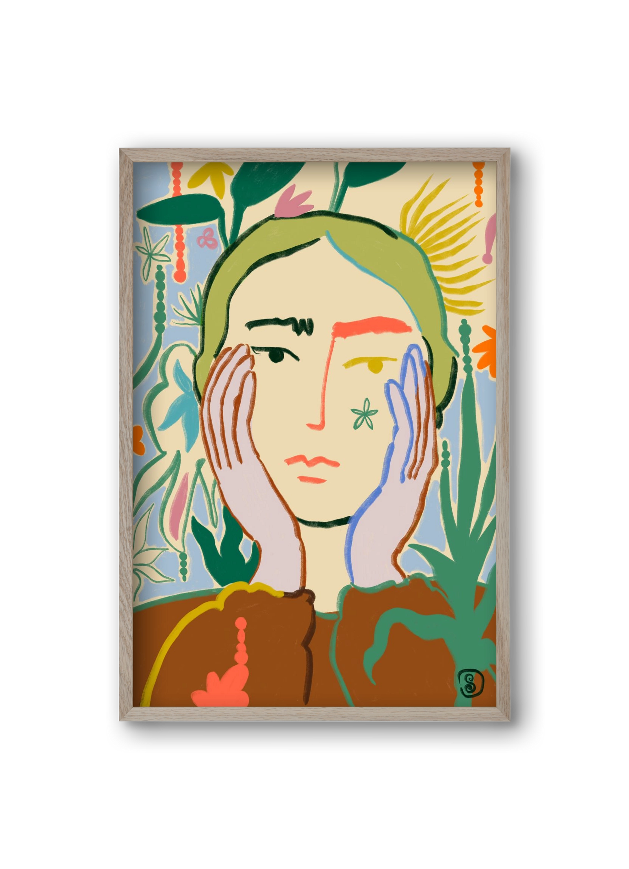 PLANT A SEED, 20x30 cm (20x30 cm), Tölgy keret