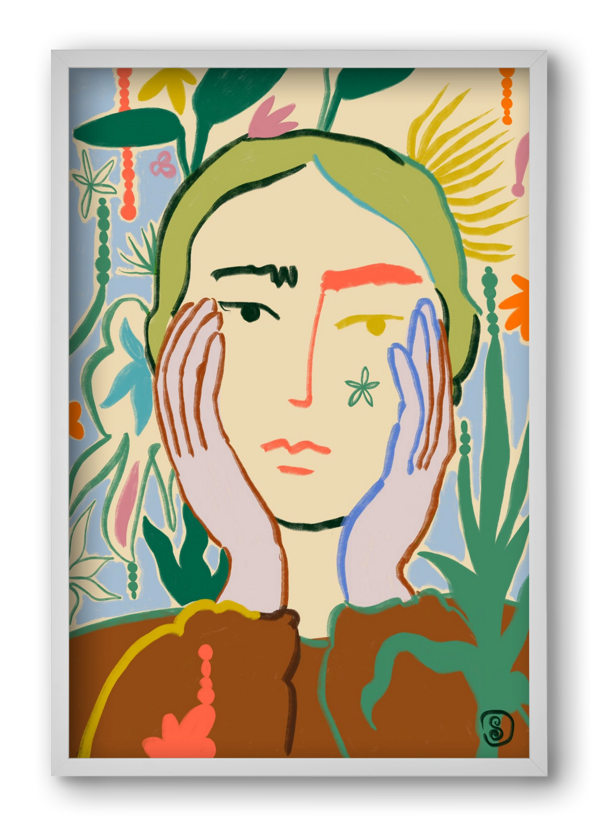 PLANT A SEED, 40x60 cm (40x60 cm), Fehér keret