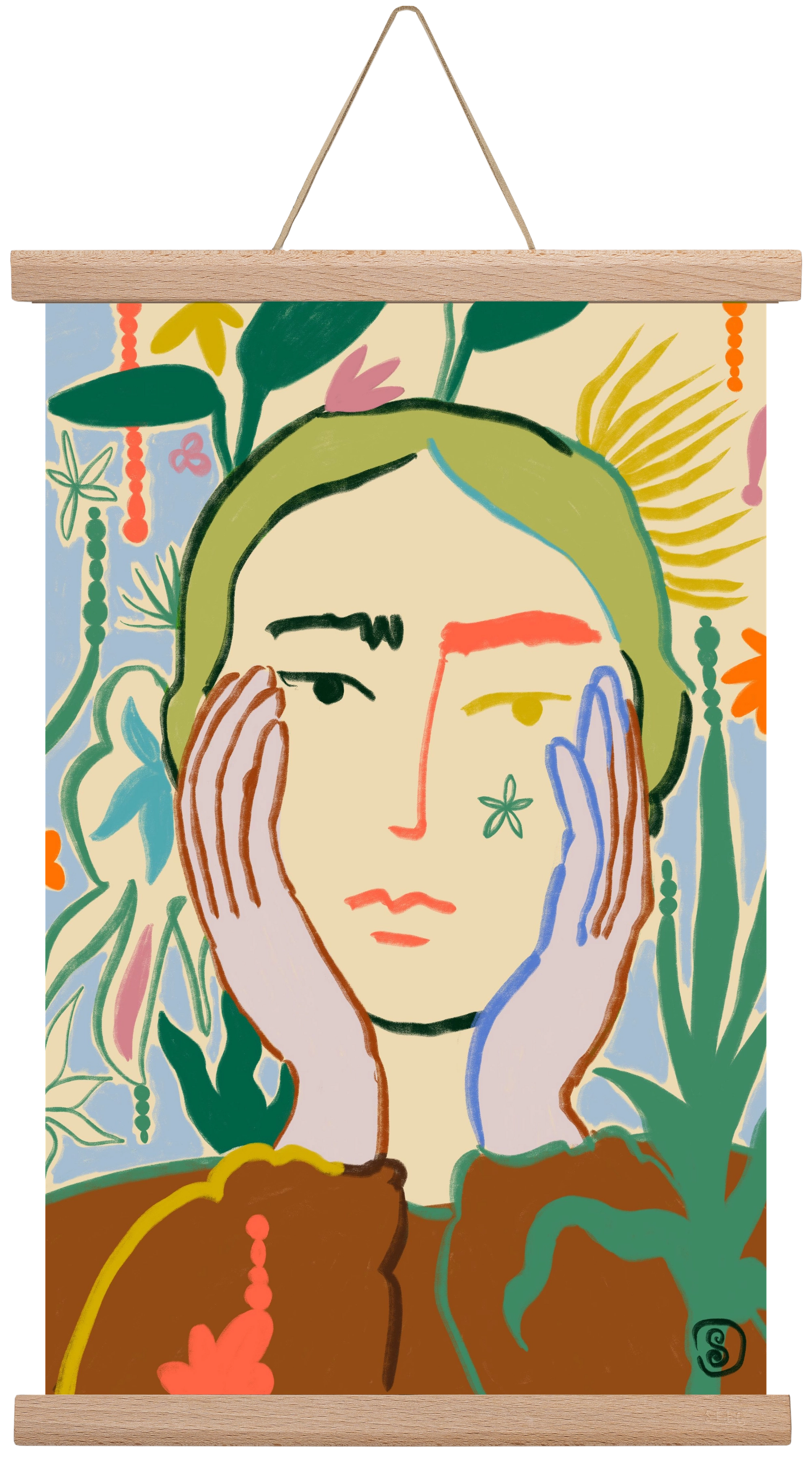 PLANT A SEED, 30x45 cm (30x45 cm), Tölgy akasztó