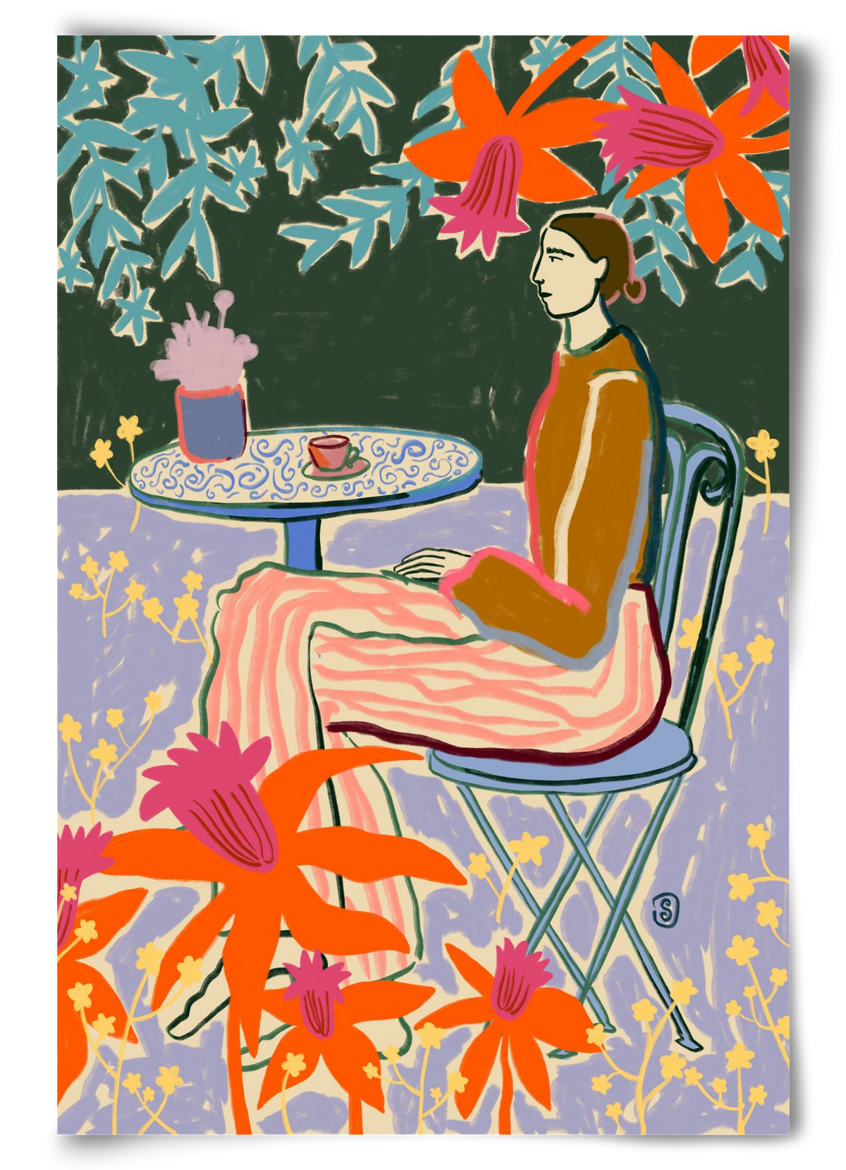 FORGET ME NOT, 60x90 cm, Keret nélkül