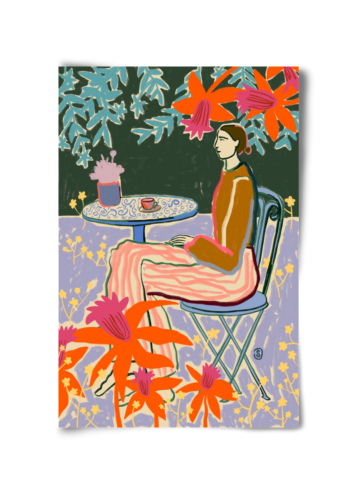 FORGET ME NOT, 30x45 cm, Keret nélkül